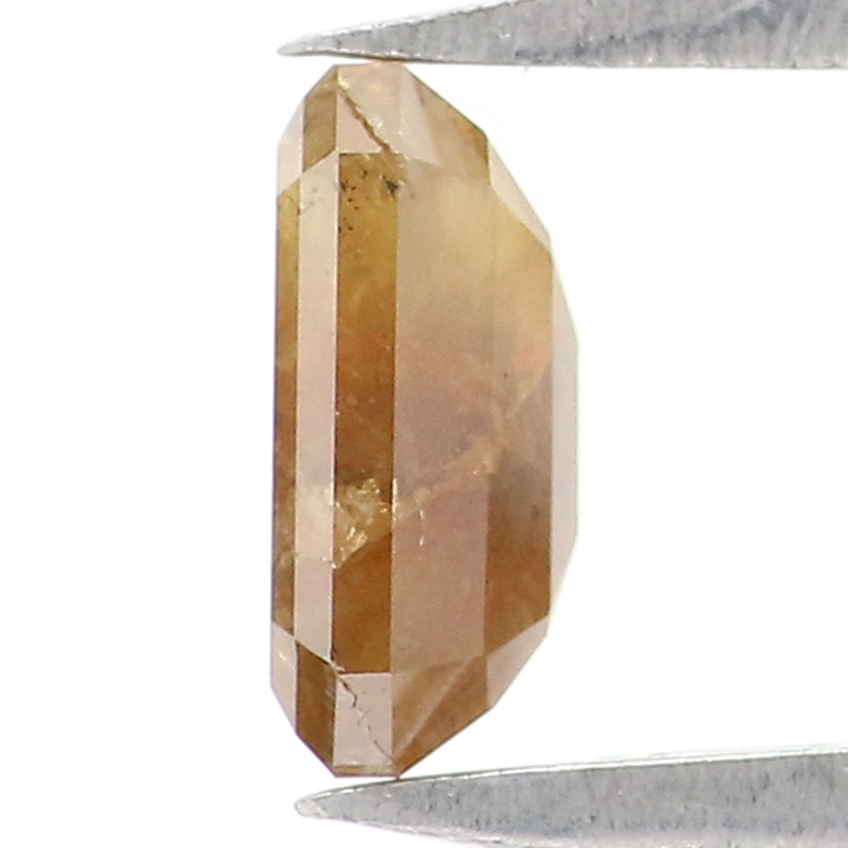 0.72 Ct Natural Loose Emerald Cut Diamond Brown Color Emerald Diamond 5.95 MM Natural Loose Diamond Brown Color Emerald Cut Diamond LQ333