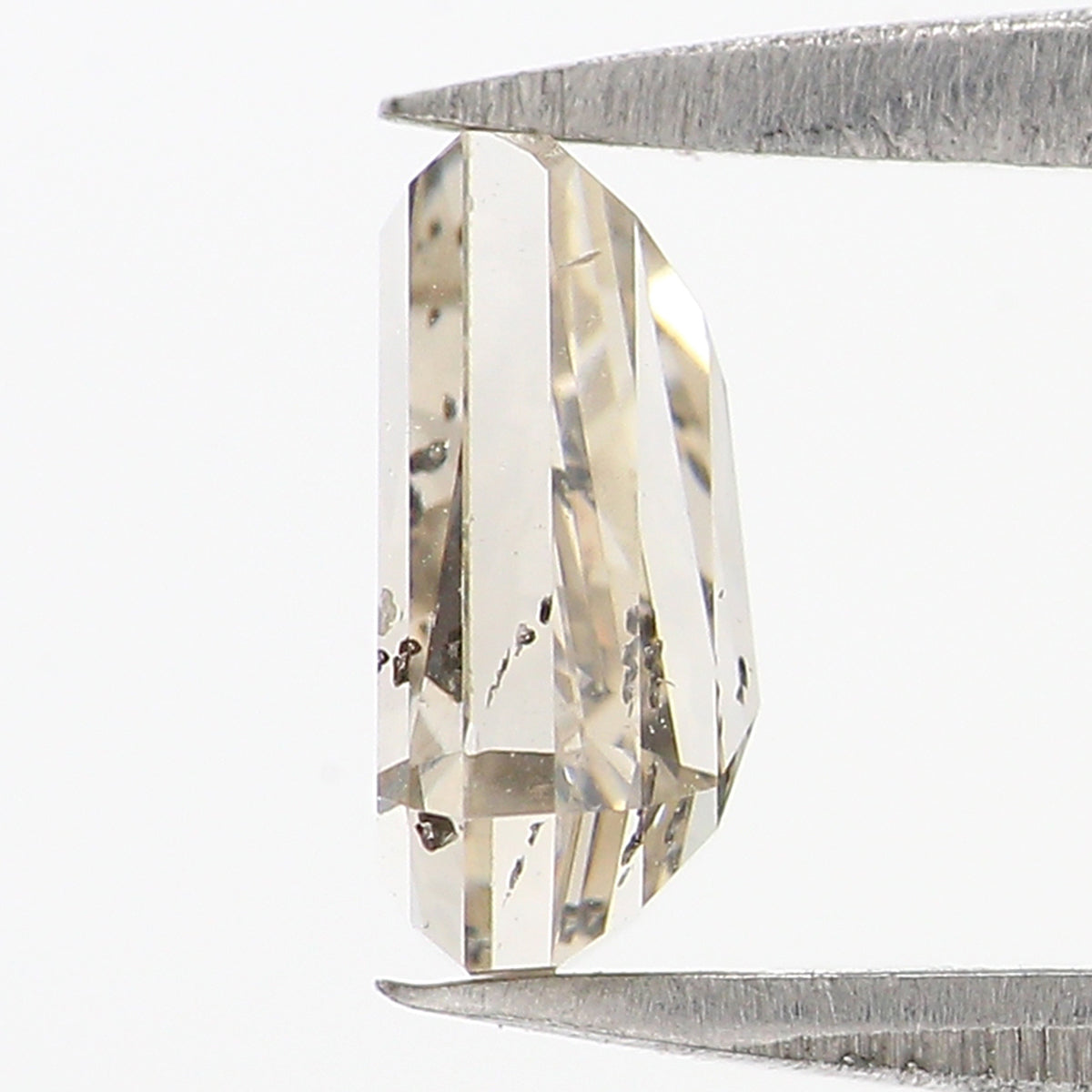 1.02 Ct Natural Loose Coffin Shape Diamond White - I Color Coffin Cut Diamond 7.05 MM Natural Loose White Diamond Coffin Cut Diamond KDL2659