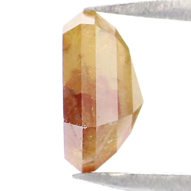 0.87 CT Natural Loose Shield Shape Diamond Yellow Color Shield Shape Diamond 6.70 MM Natural Loose Diamond Shield Rose Cut Diamond LQ9655
