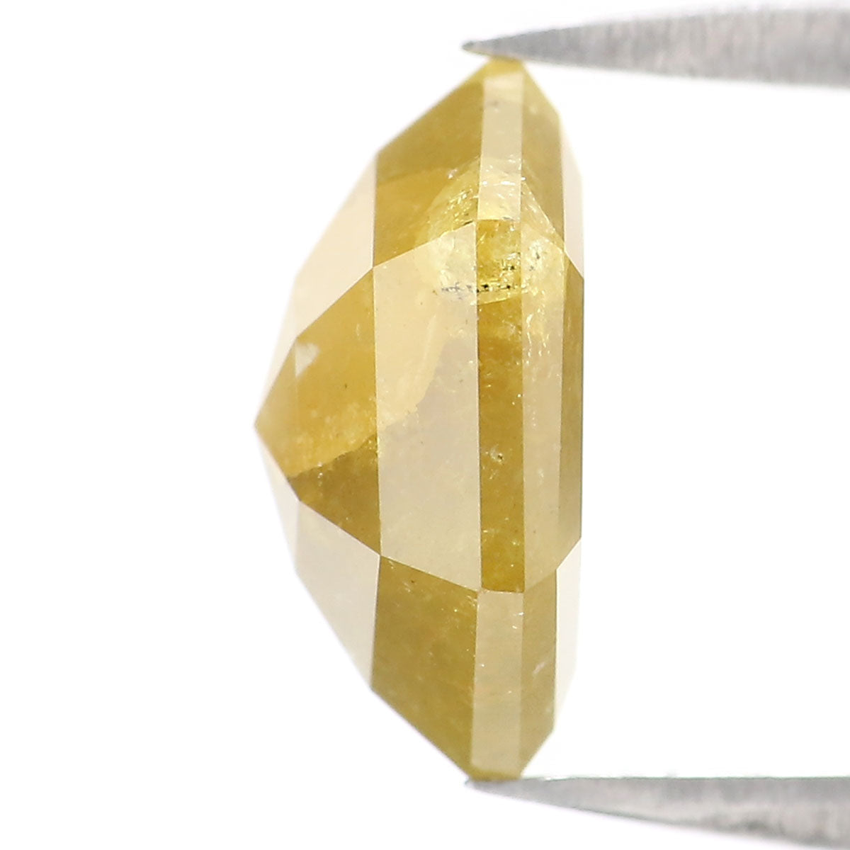 2.96 CT Natural Loose Hexagon Shape Diamond Yellow Color Hexagon Cut Diamond 9.90 MM Natural Loose Yellow Hexagon Rose Cut Diamond LQ2426