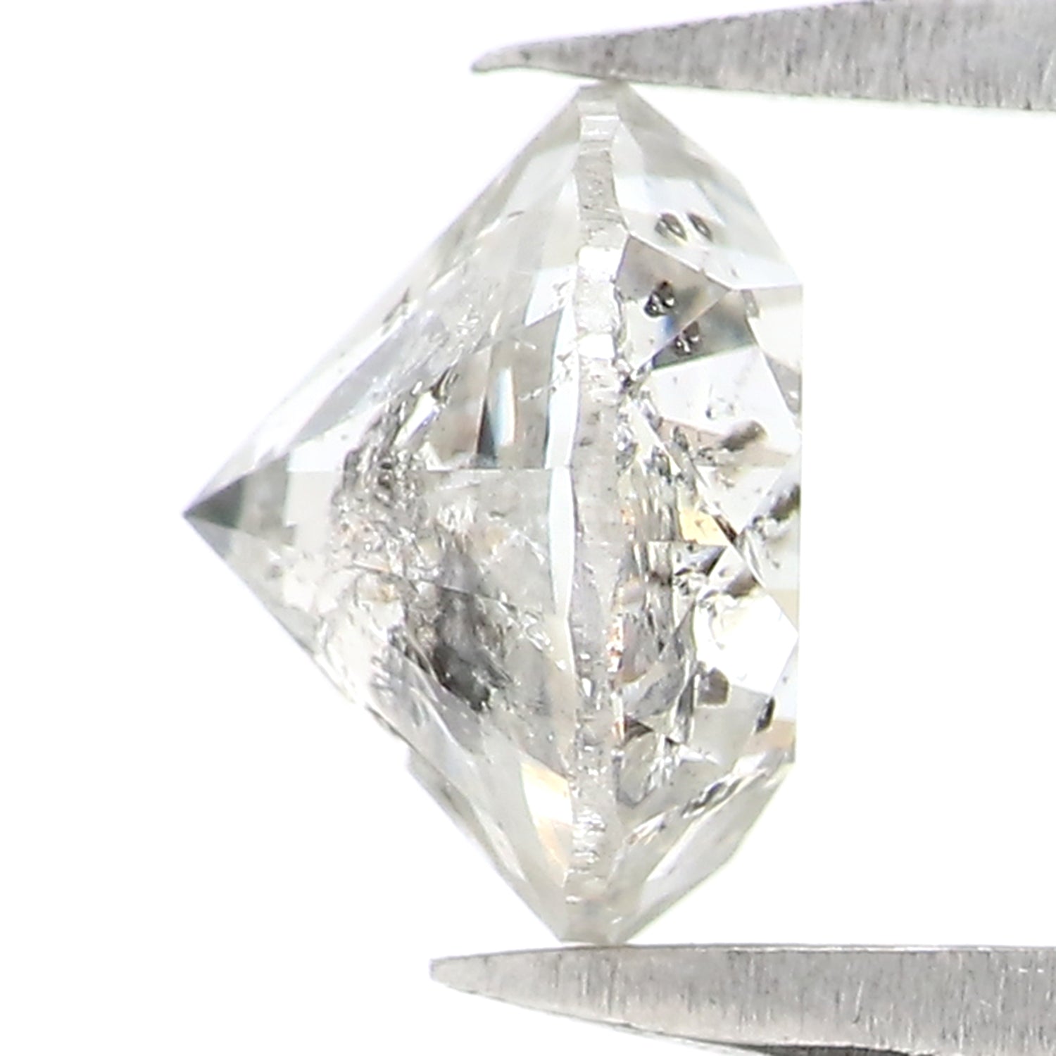 Natural Loose Round Brilliant Cut Diamond White - G Color 1.27 CT 6.45 MM Round Shape Rose Cut Diamond L2579