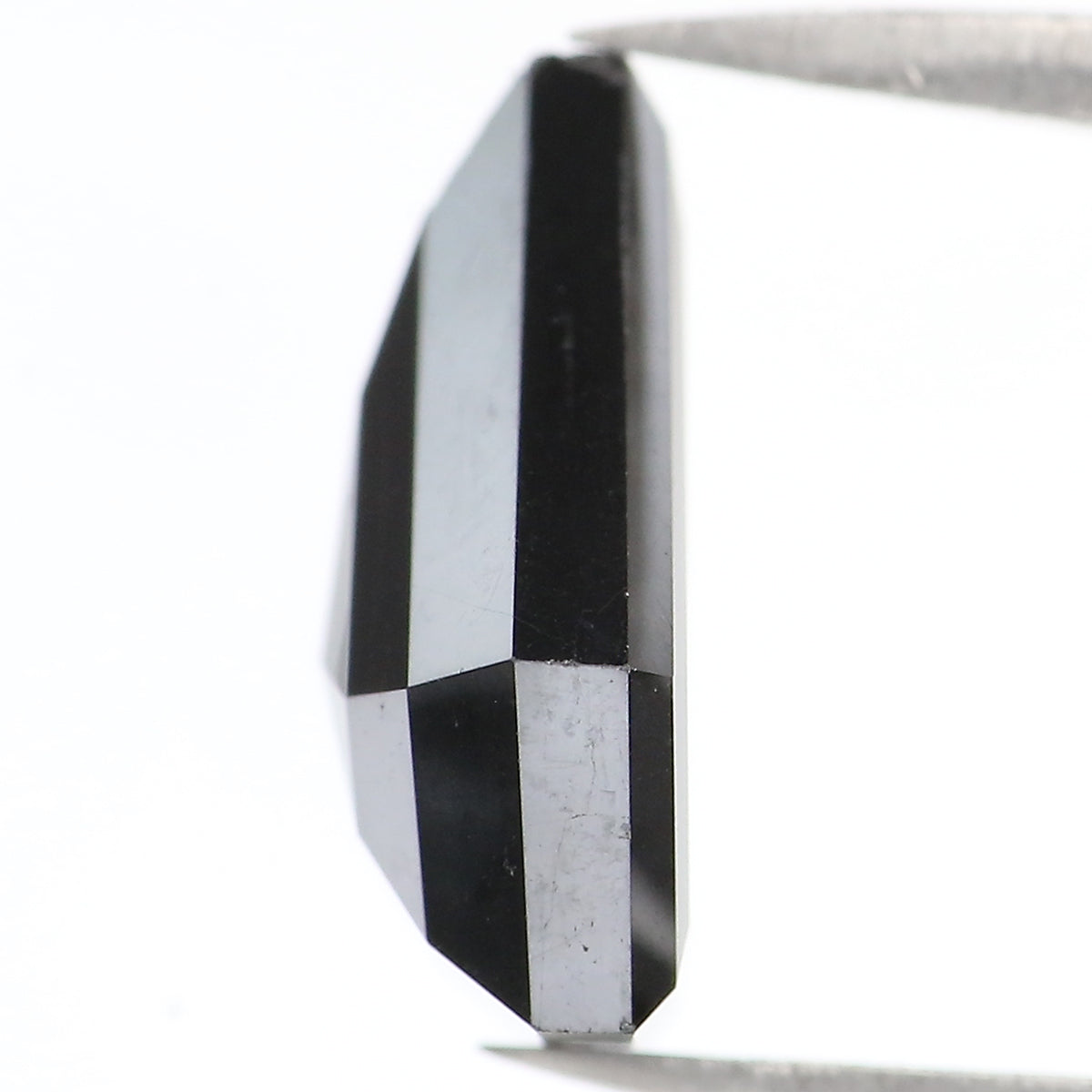 5.22 CT IGI Certified Natural Loose Pentagon Step Cut Diamond Black Color Pentagon Diamond 12.25 MM Natural Black Pentagon Diamond QL1898