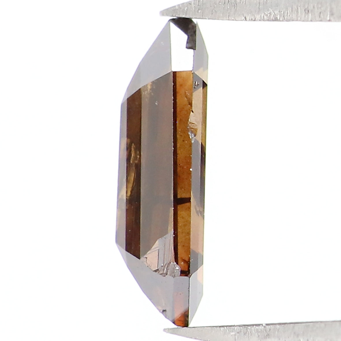 0.81 CT Natural Loose Shield Shape Diamond Brown Color Shield Cut Diamond 9.15 MM Natural Brown Color Diamond Shield Rose Cut Diamond LQ1656