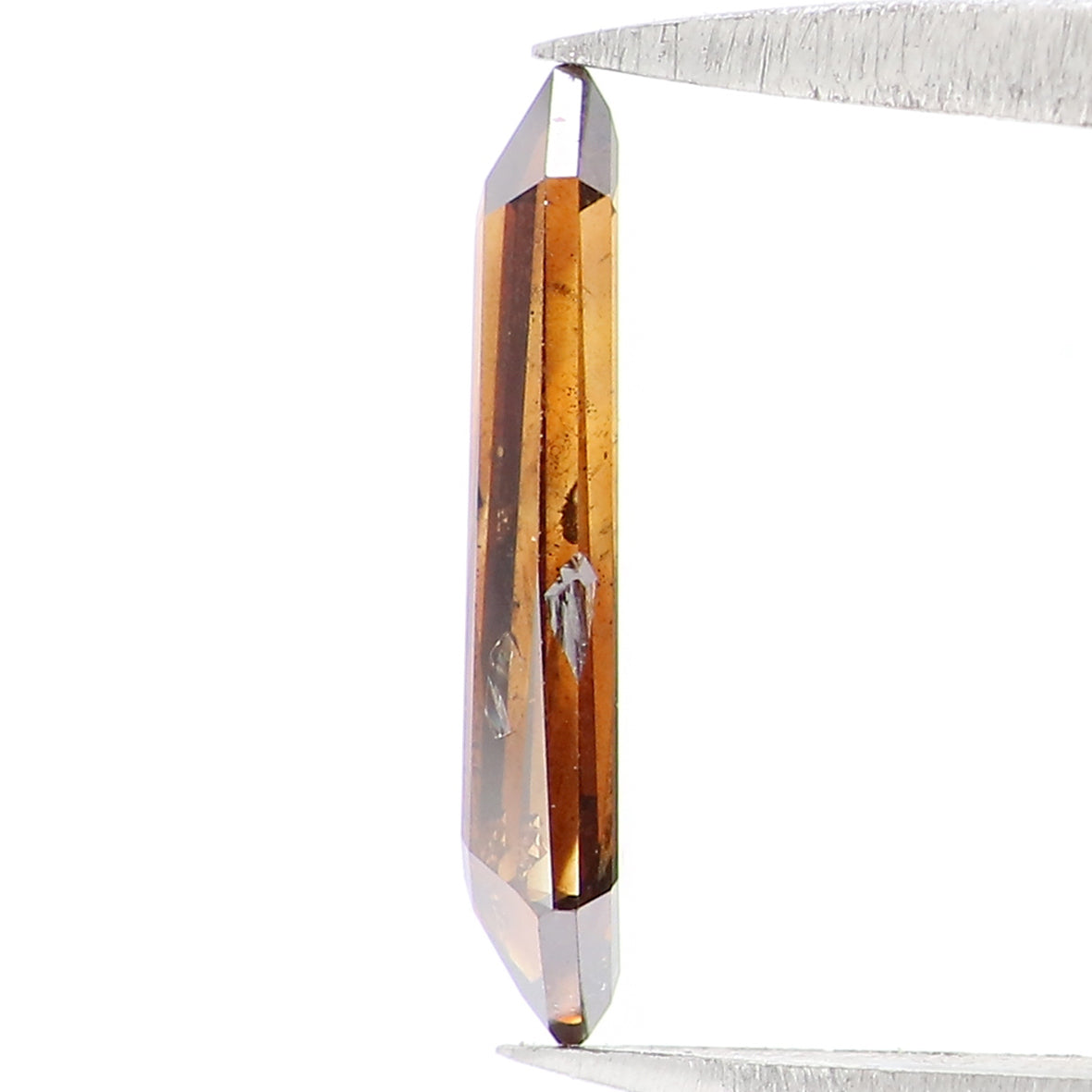 0.58 CT Natural Loose Shield Shape Diamond Brown Color Shield Cut Diamond 10.40 MM Natural Brown Diamond Shield Rose Cut Diamond LQ1621