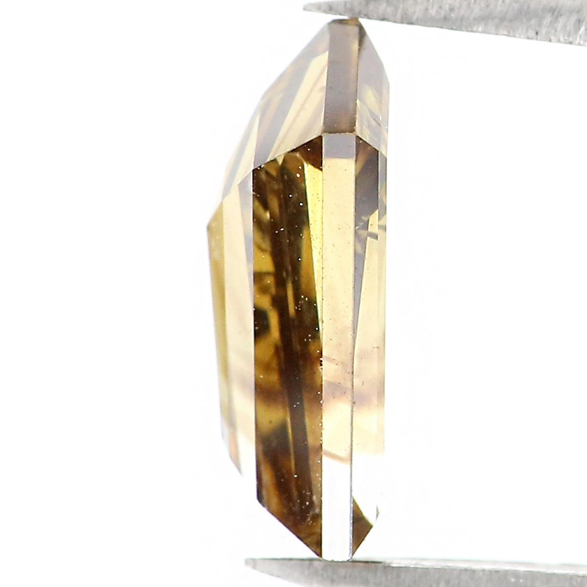 1.28 CT Natural Loose Shield Shape Diamond Brown Color Shield Cut Diamond 9.10 MM Natural Loose Brown Diamond Shield Rose Cut Diamond QL1826