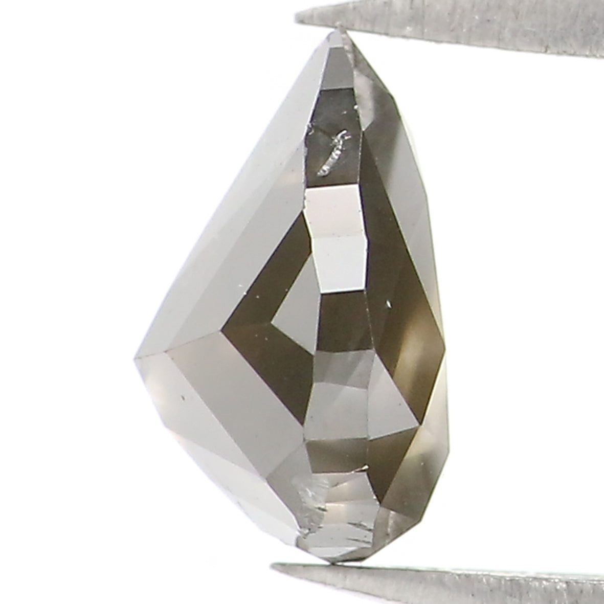 1.18 Ct Natural Loose Pear Shape Diamond Green Black Color Pear Cut Diamond 7.00 MM Natural Loose Diamond Pear Brilliant Cut Diamond QL1653