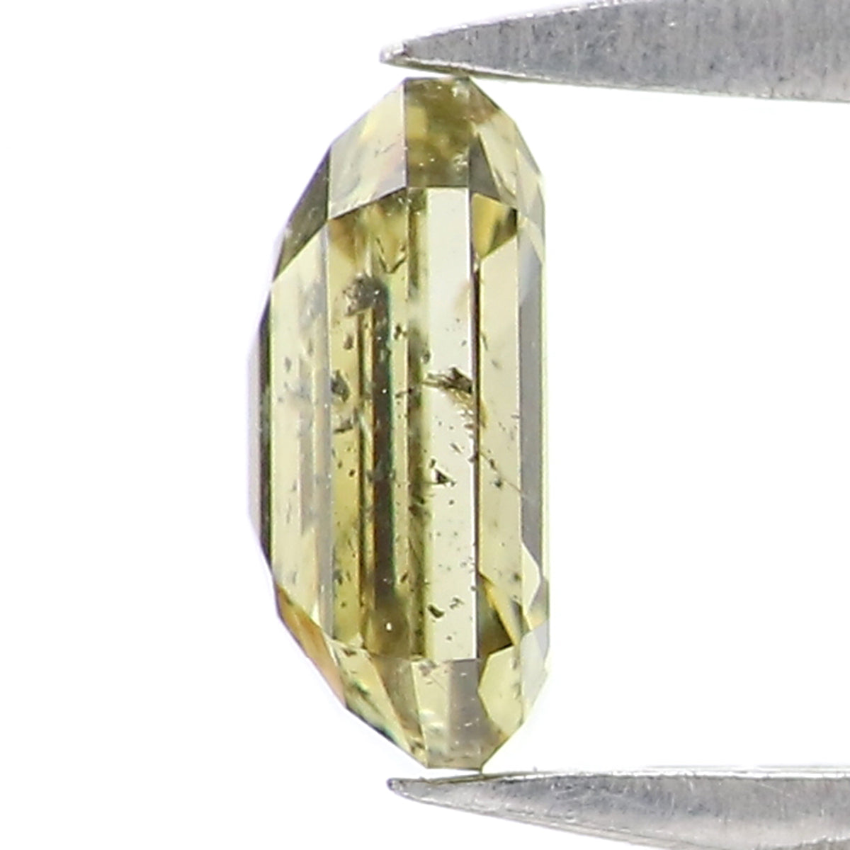 0.67 CT Natural Loose Emerald Shape Diamond Green Color Emerald Shape Diamond 5.75 MM Natural Green Color Emerald Rose Cut Diamond QL2548