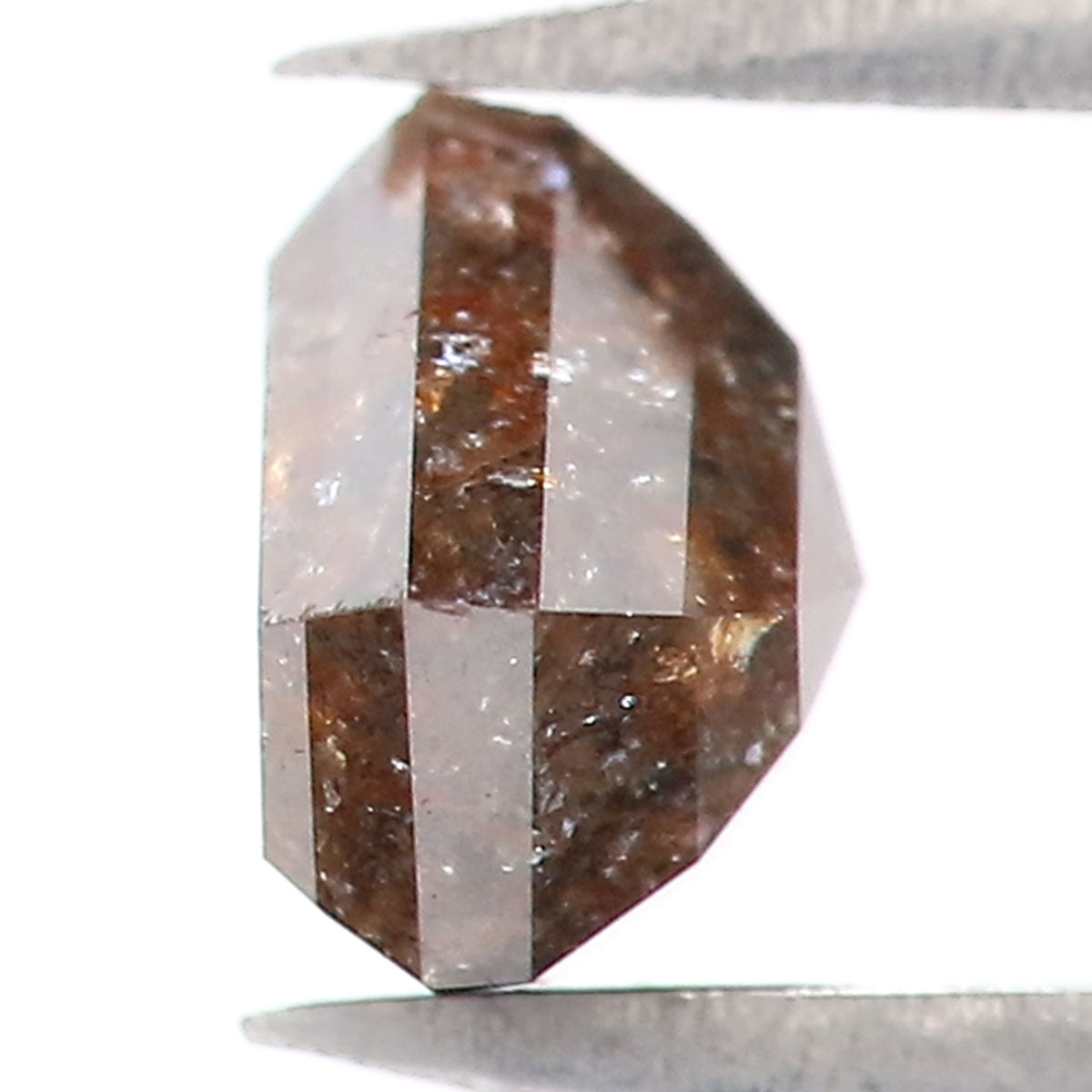 0.83 CT Natural Loose Shield Shape Diamond Brown Color Shield Cut Diamond 5.30 MM Natural Loose Black Color Shield Rose Cut Diamond LQ5421