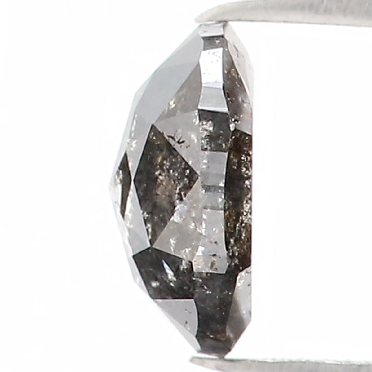 0.37 Ct Natural Loose Oval Shape Diamond Black Color Oval Cut Diamond 5.00 MM Natural Loose Salt And Pepper Oval Shape Diamond LQ1185