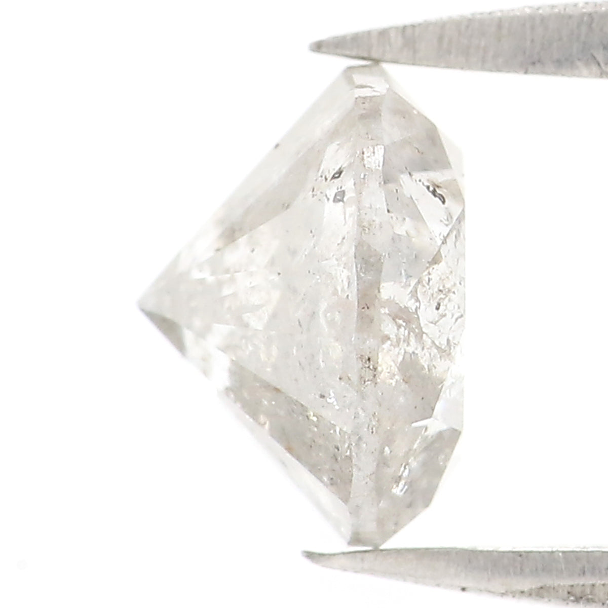 1.61 CT Natural Loose Round Shape Diamond Salt And Pepper Round Cut Diamond 7.10 MM Natural Grey Color Round Brilliant Cut Diamond LQ2722