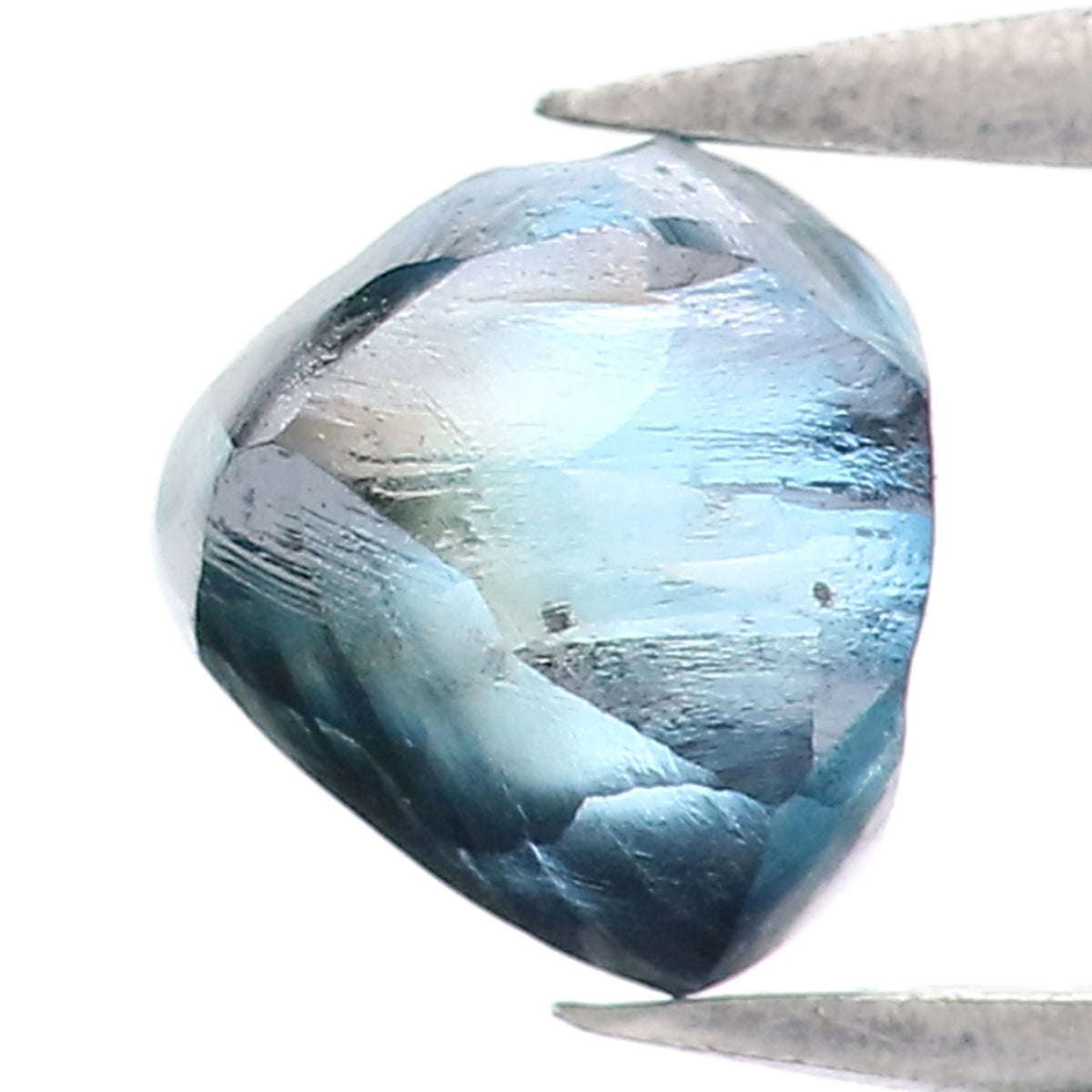Natural Loose Rough Blue Color Diamond 0.95 CT 5.08 MM Rough Irregular Cut Diamond KDL2231