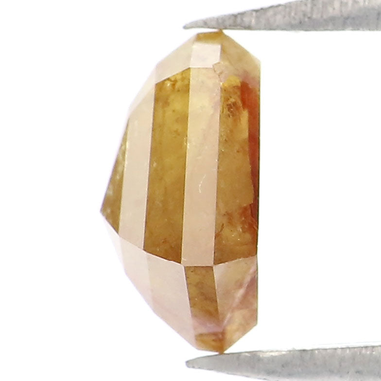 0.87 CT Natural Loose Shield Shape Diamond Yellow Color Shield Shape Diamond 6.70 MM Natural Loose Diamond Shield Rose Cut Diamond LQ9655