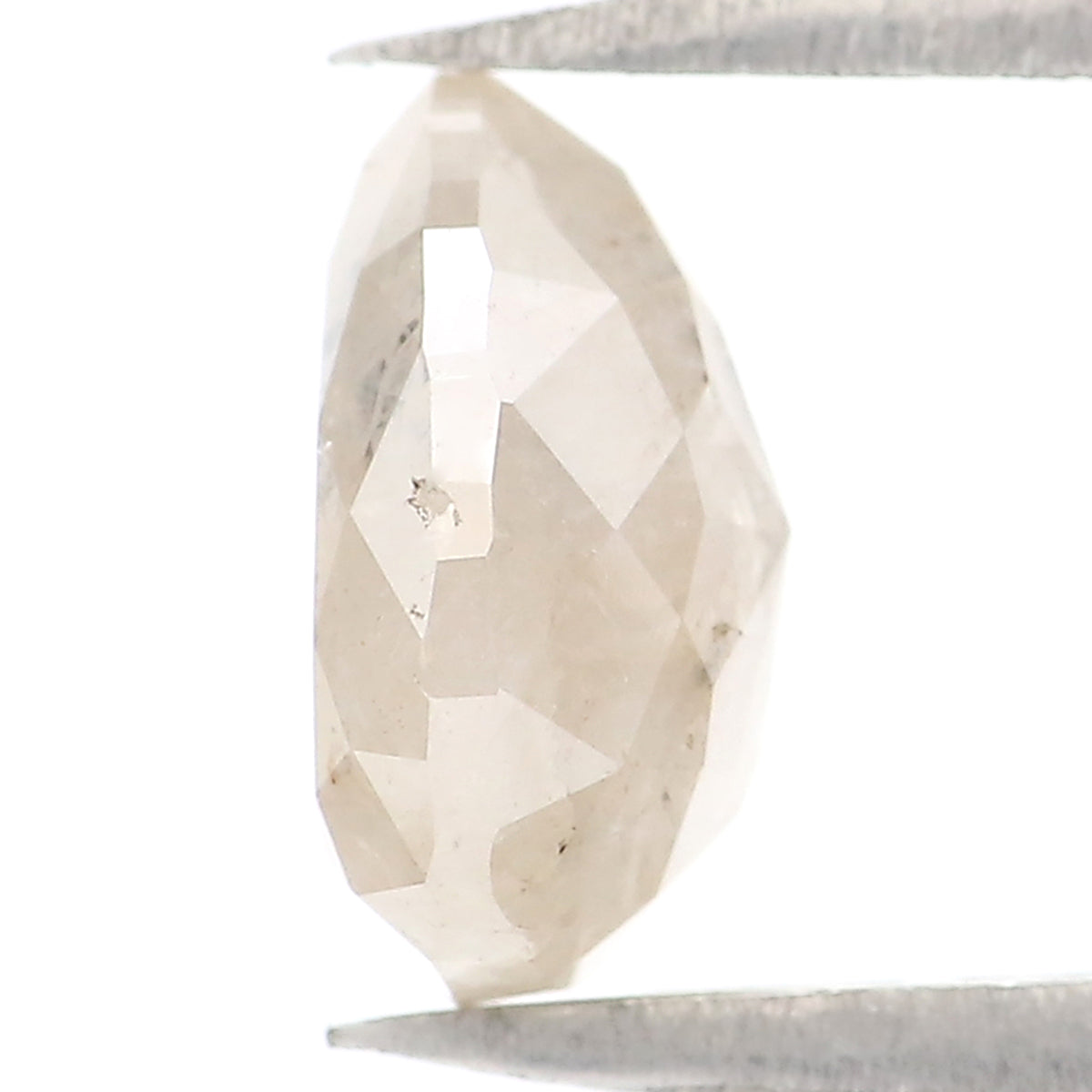 1.68 CT Natural Loose Pear Diamond Grey Color Pear Cut Diamond 7.80 MM Natural Loose Diamond Pear Rose Cut Diamond Pear Shape Diamond QL2119