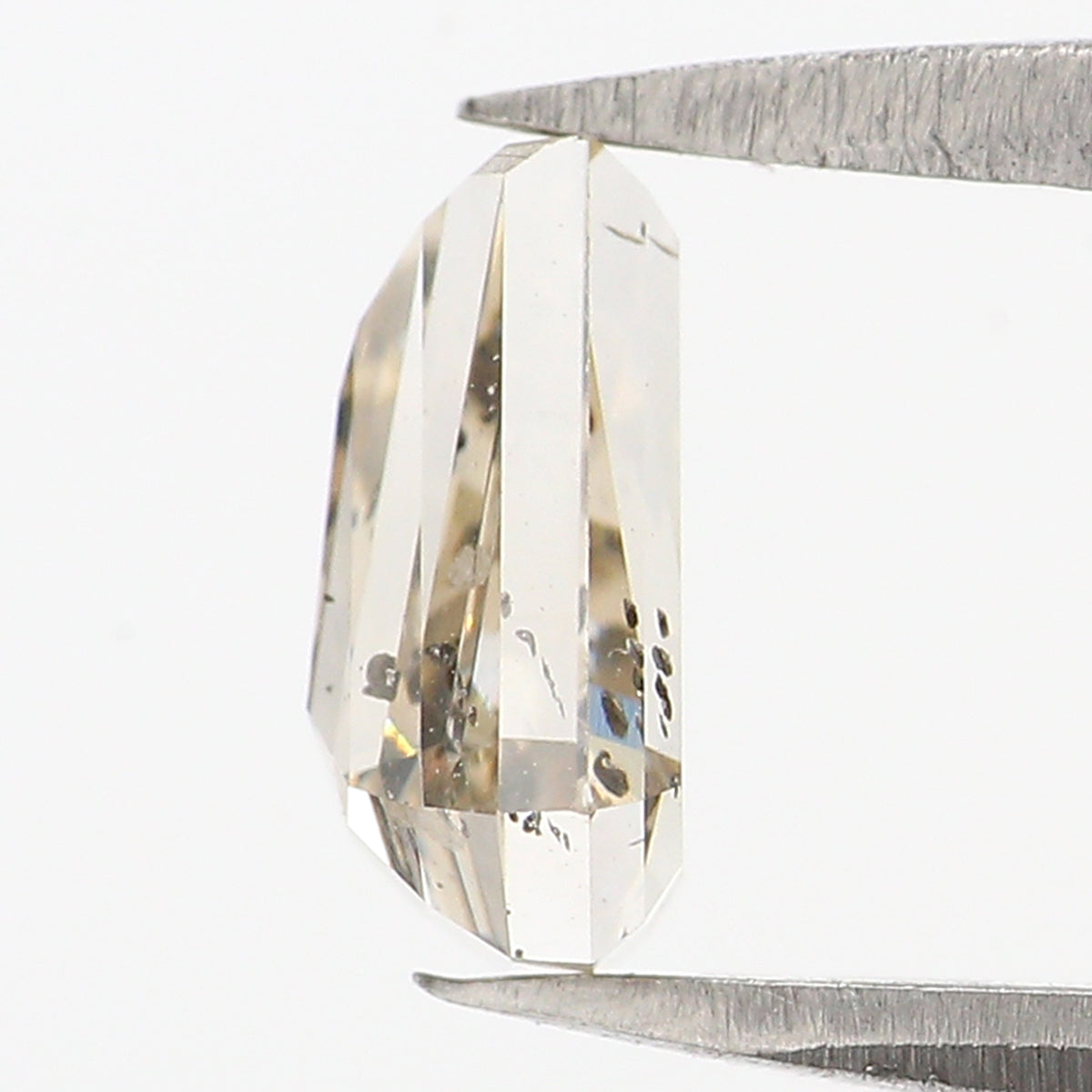 1.02 Ct Natural Loose Coffin Shape Diamond White - I Color Coffin Cut Diamond 7.05 MM Natural Loose White Diamond Coffin Cut Diamond KDL2659