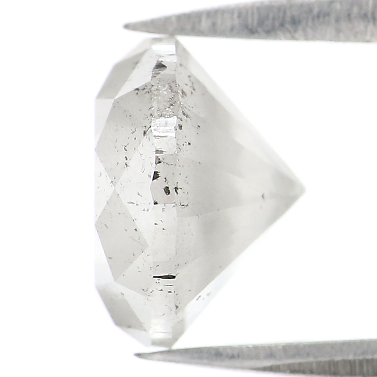 2.56 CT Natural Loose Round Shape Diamond Grey Color Round Cut Diamond 8.20 MM Natural Loose Diamond Round Brilliant Cut Diamond QL2517