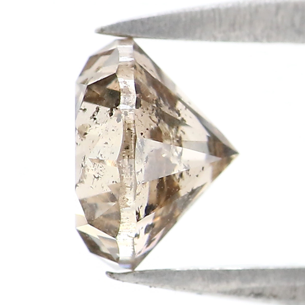 Natural Loose Round Diamond Light Brown Color 1.13 CT 6.12 MM Round Brilliant Cut Diamond KDL2599