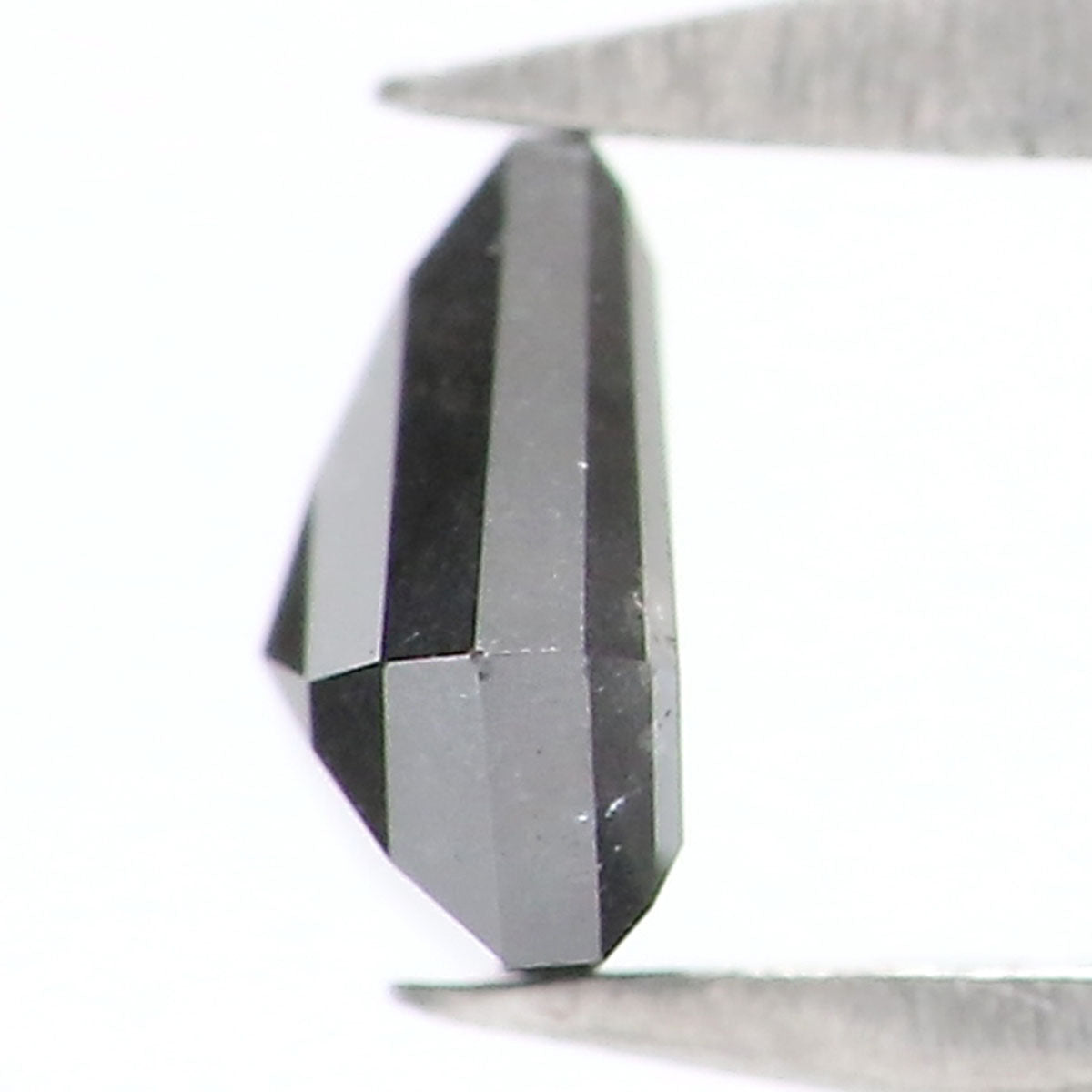 0.35 CT Natural Loose Shield Shape Diamond Salt And Pepper Shield Diamond 4.20 MM Natural Loose Black Color Shield Rose Cut Diamond KQ2577