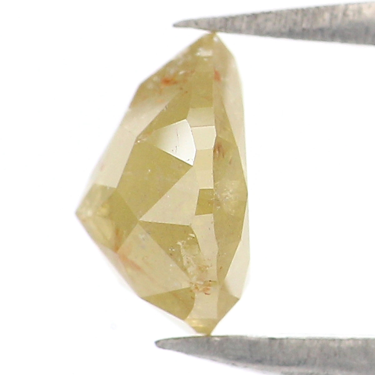 1.02 CT Natural Loose Pear Shape Diamond Yellow Color Pear Shape Diamond 6.35 MM Natural Loose Yellow Diamond Pear Rose Cut Diamond QL1743