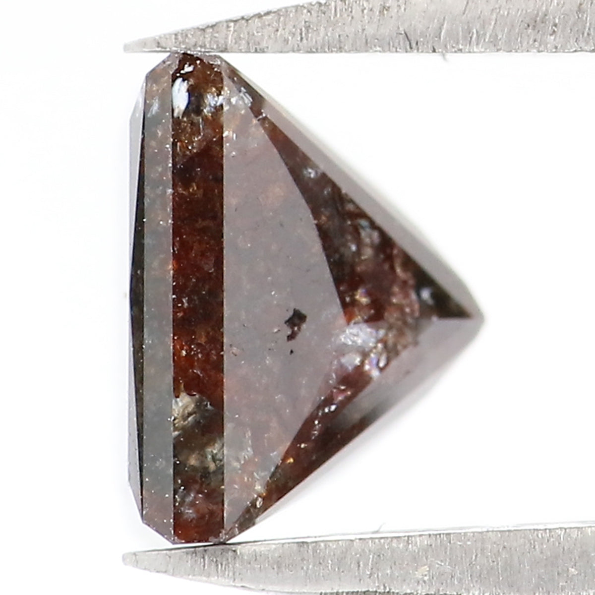1.95 Ct Natural Loose Princess Shape Diamond Grey Brown Color Diamond 6.70 MM Natural Loose Diamond Princess Brilliant Cut Diamond LQ8720