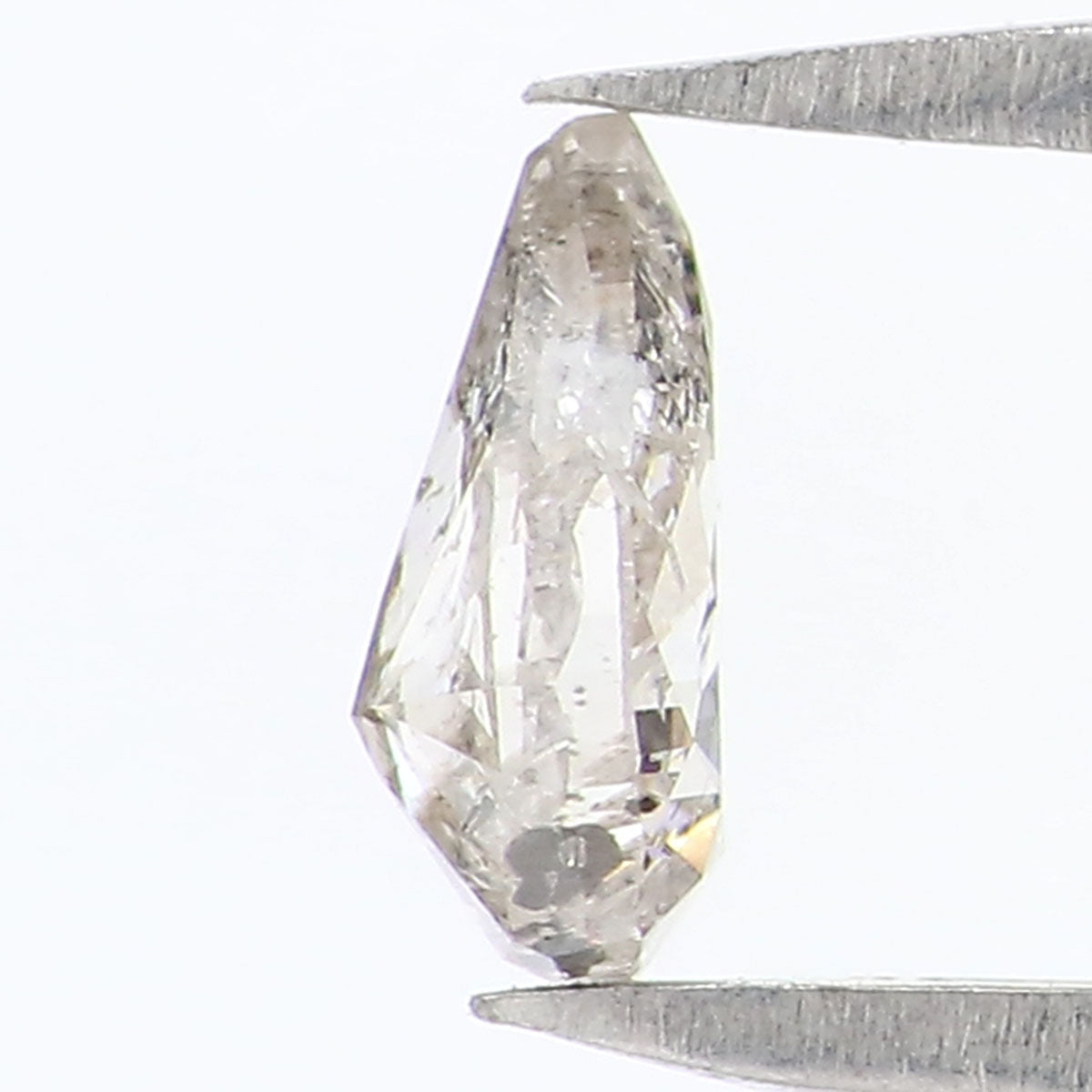 0.38 CT Natural Loose Pear Shape Diamond Grey Color Pear Diamond 6.00 MM Natural Loose Grey Color Diamond Pear Brilliant Cut Diamond KQ848