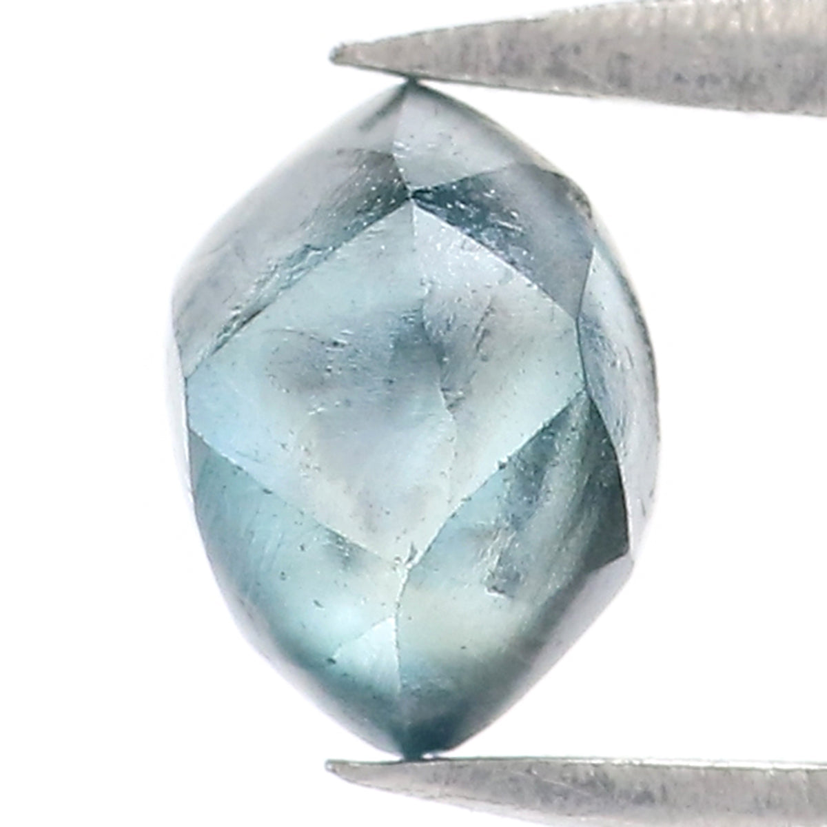 0.79 CT Natural Loose Rough Shape Diamond Blue Color Rough Cut Diamond 5.45 MM Natural Loose Blue Color Diamond Rough Crystal Diamond QL2225