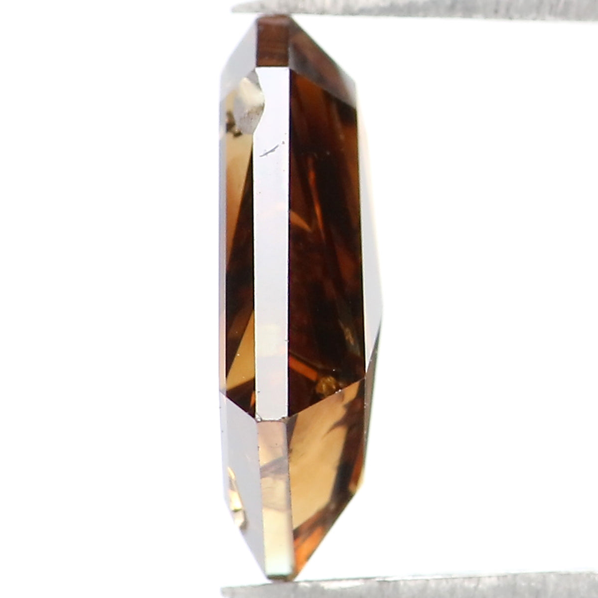 0.95 CT Natural Loose Shield Shape Diamond Brown Color Shield Cut Diamond 8.55 MM Natural Loose Brown Diamond Shield Rose Cut Diamond QL1828