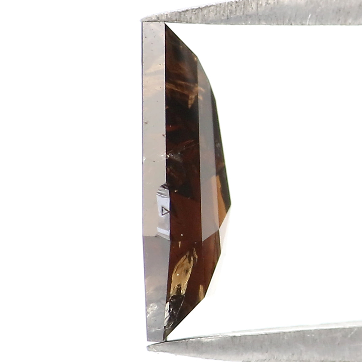 1.36 CT Natural Loose Coffin Shape Diamond Deep Brown Color Coffin Diamond 9.00 MM Natural Loose Brown Color Coffin Rose Cut Diamond LQ7661