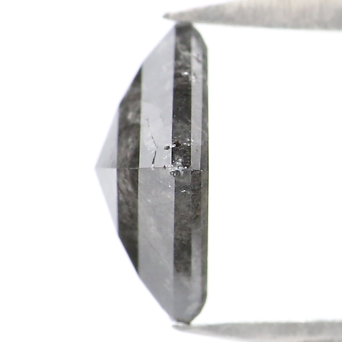 0.97 CT Natural Loose Kite Shape Diamond Salt And Pepper Kite Cut Diamond 8.10 MM Black Grey Color Kite Shape Rose Cut Diamond QL2199
