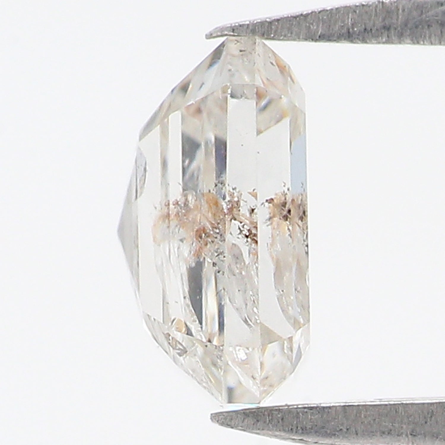 1.05 CT Natural Loose Emerald Shape Diamond White - G Color Emerald Cut Diamond 6.30 MM Natural Loose Emerald Shape Rose Cut Diamond QL2581