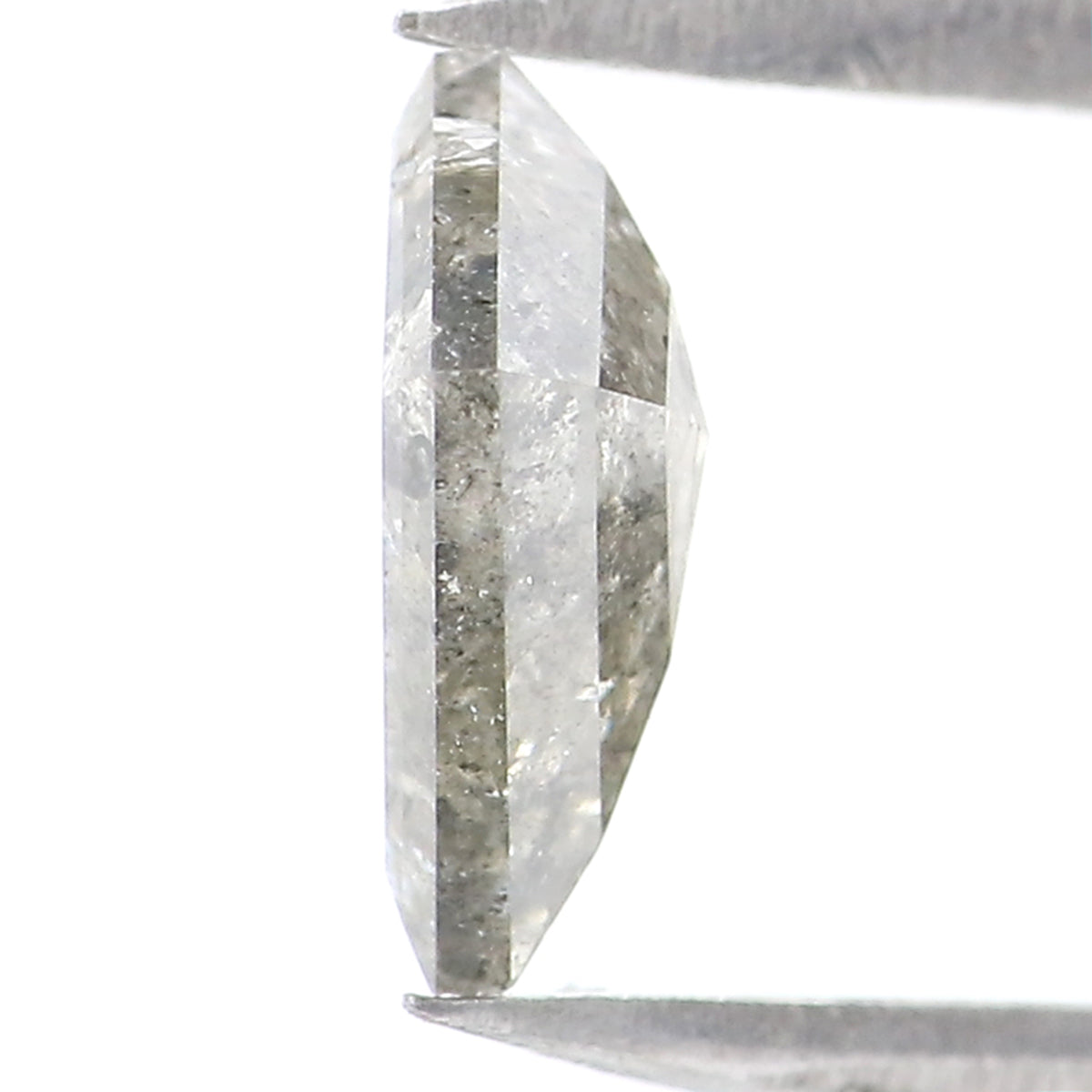 0.63 CT Natural Loose Kite Shape Diamond Salt And Pepper Kite Shape Diamond 7.50 MM Natural Black Grey Color Kite Rose Cut Diamond QL2041