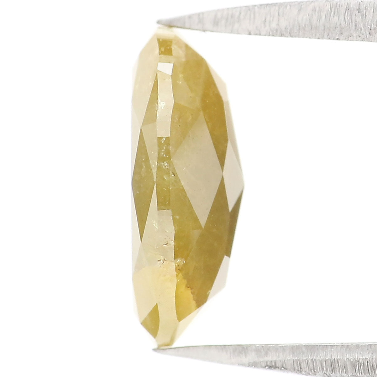 2.80 CT Natural Loose Oval Shape Diamond Yellow Color Oval Cut Diamond 10.65 MM Natural Yellow Color Diamond Oval Rose Cut Diamond LQ2428