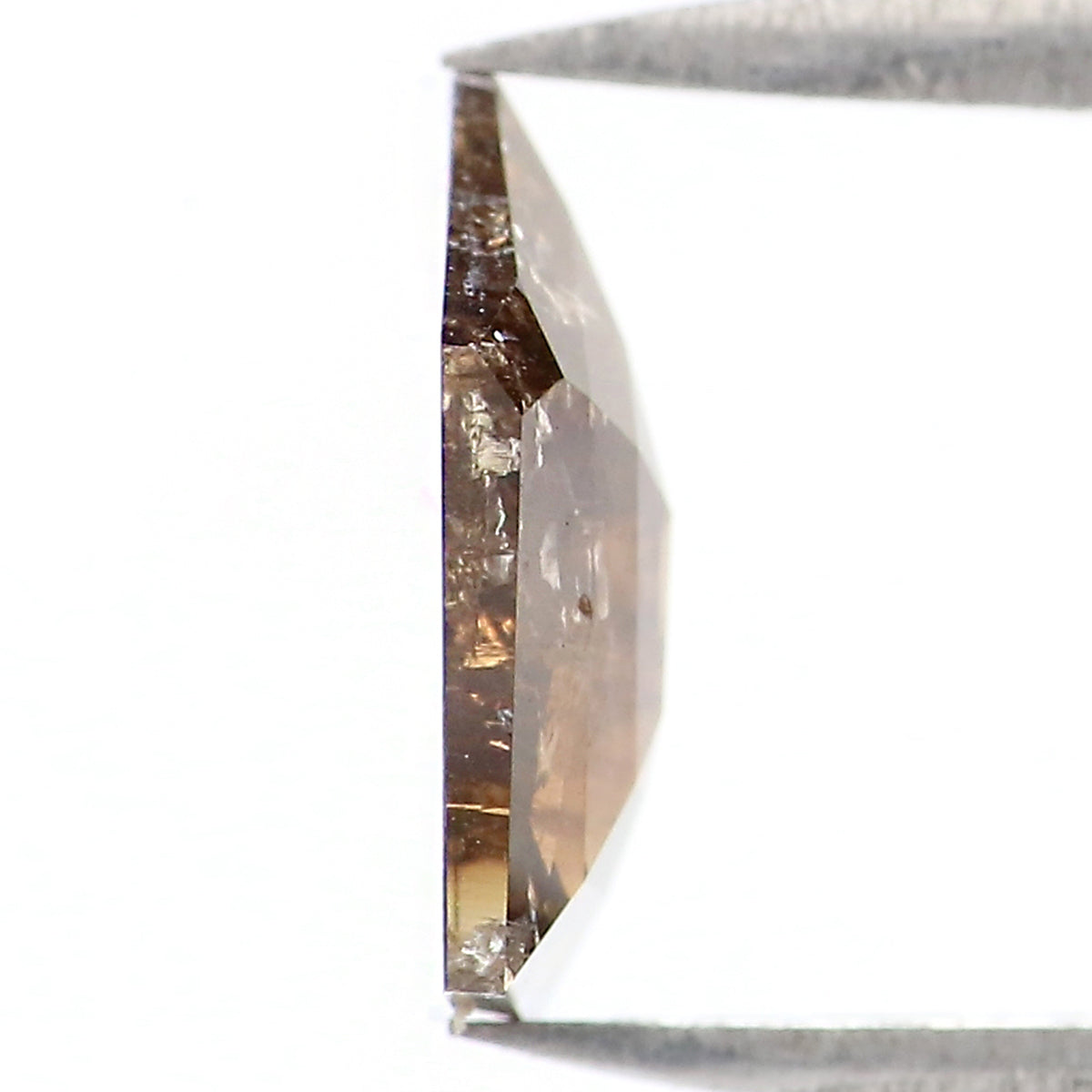 1.00 CT Natural Loose Shield Shape Diamond Brown Color Shield Cut Diamond 8.70 MM Natural Loose Brown Diamond Shield Rose Cut Diamond LQ7516