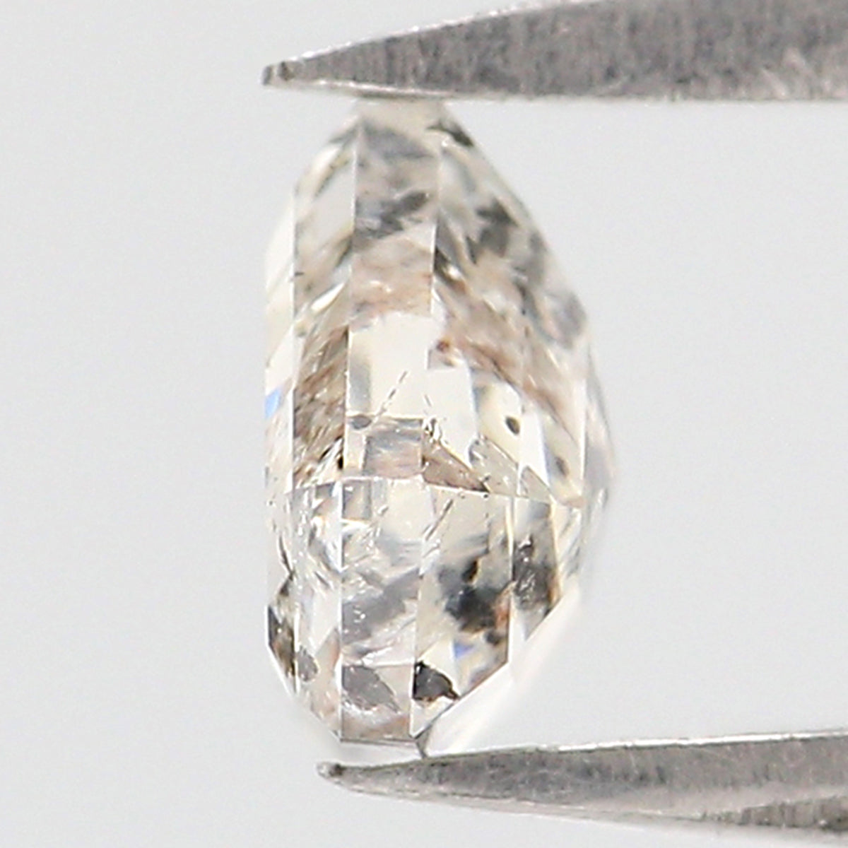 0.67 Ct Natural Loose Shield Diamond White-G Color Shield Cut Diamond 5.15 MM Natural Loose White-G Diamond Shield Rose Cut Diamond LQ2631