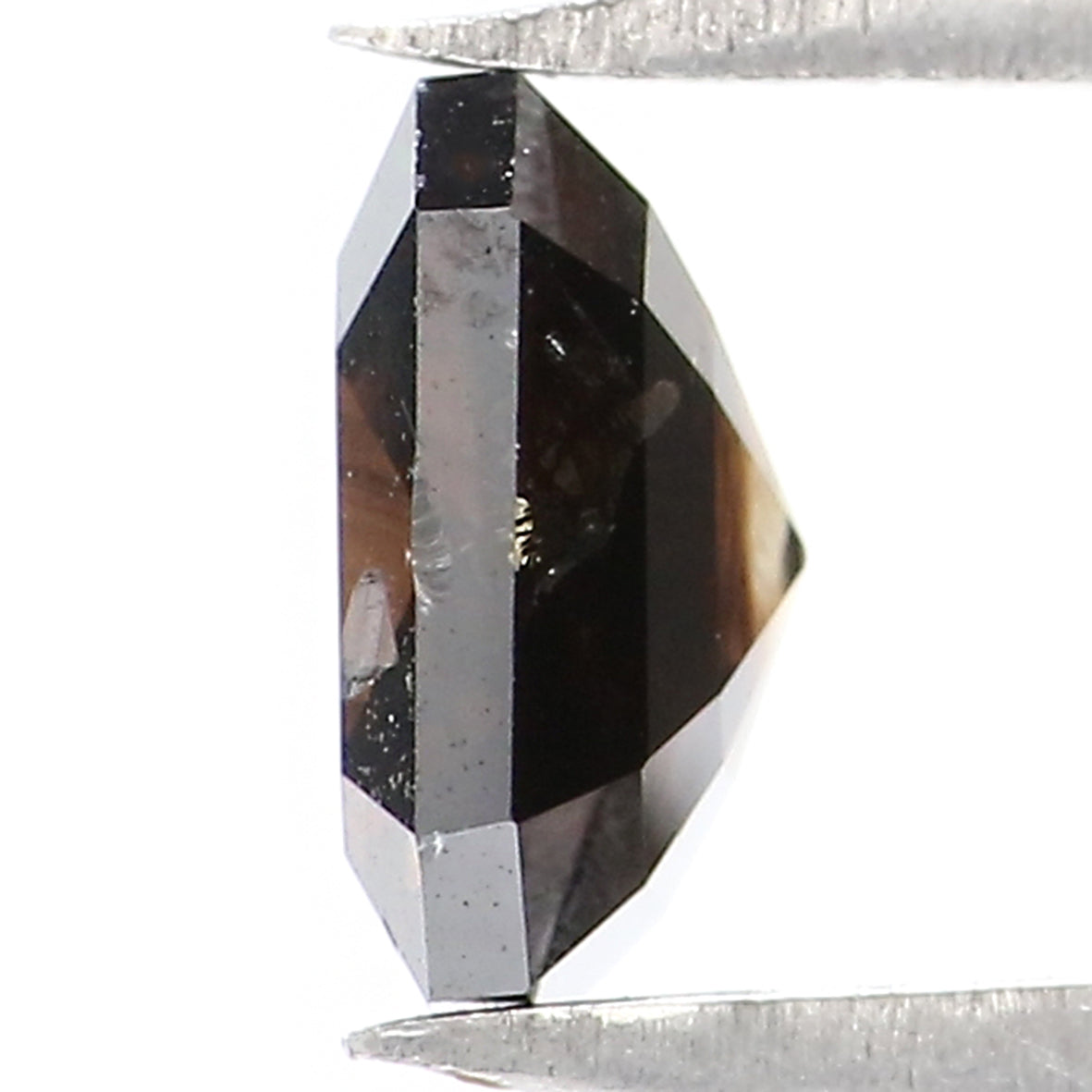 Natural Loose Radiant Diamond Brown Color 0.75 CT 5.75 MM Radiant Shape Rose Cut Diamond L8117