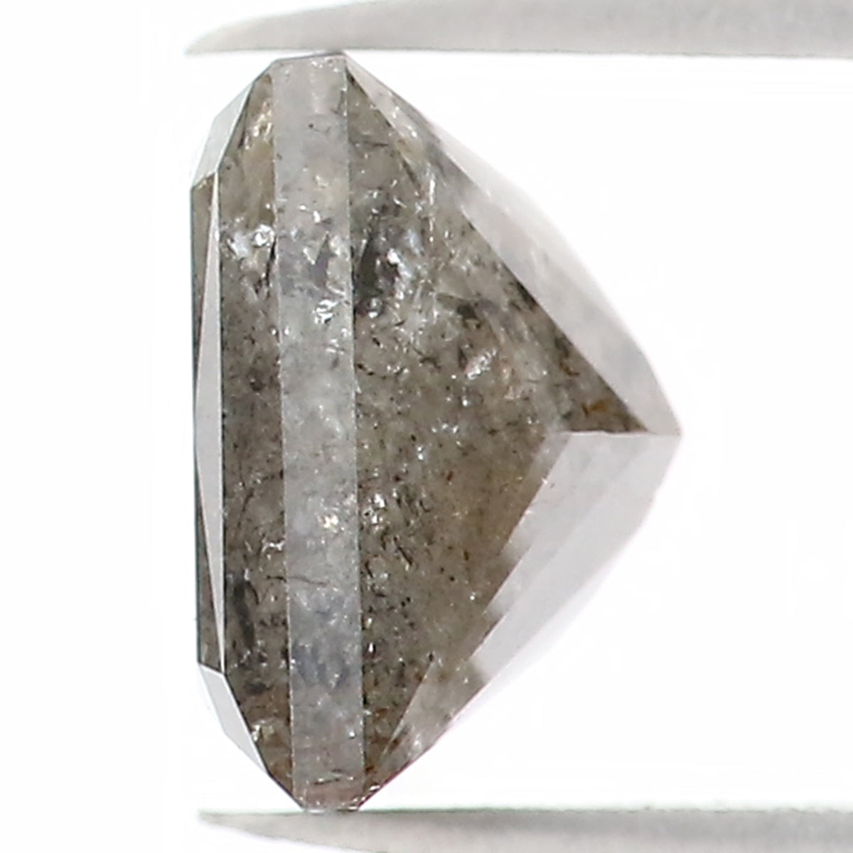 1.52 CT Natural Loose Princess Shape Diamond Black Color Princess Cut Diamond 6.45 MM Natural Black Princess Brilliant Cut Diamond LQ1188