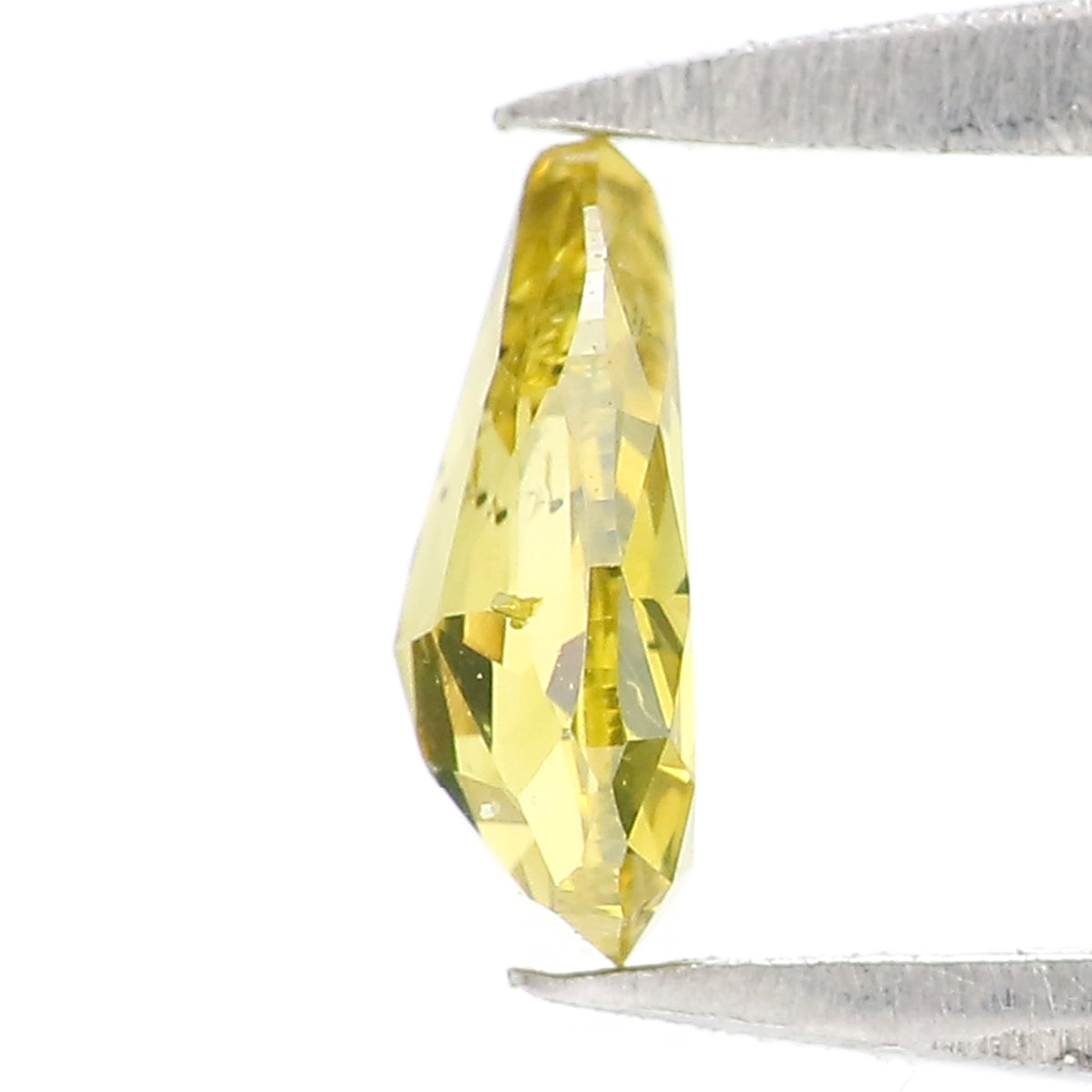 0.40 CT Natural Loose Pear Shape Diamond Yellow Color Pear Cut Diamond 5.85 MM Natural Loose Green Diamond Pear Brilliant Cut Diamond LQ6514