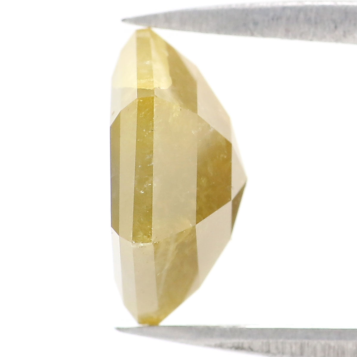 2.96 CT Natural Loose Hexagon Shape Diamond Yellow Color Hexagon Cut Diamond 9.90 MM Natural Loose Yellow Hexagon Rose Cut Diamond LQ2426
