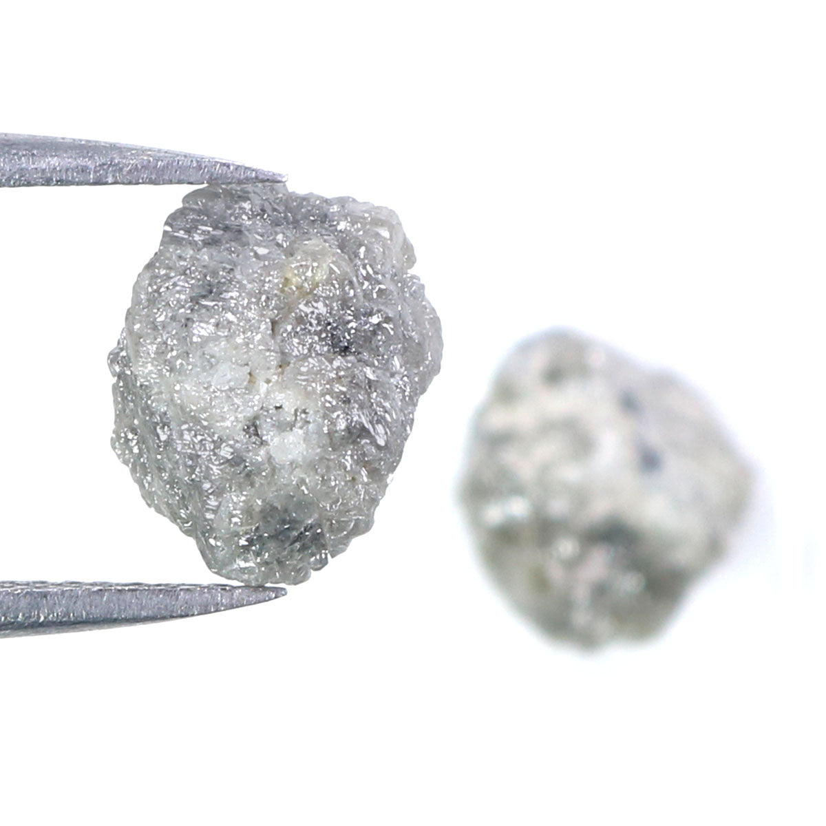7.17 CT Natural Loose Rough Cut Diamond Grey Color Rough Cut Diamond 9.15 MM Natural Loose Grey Diamond Rough Irregular Cut Diamond KQ2525