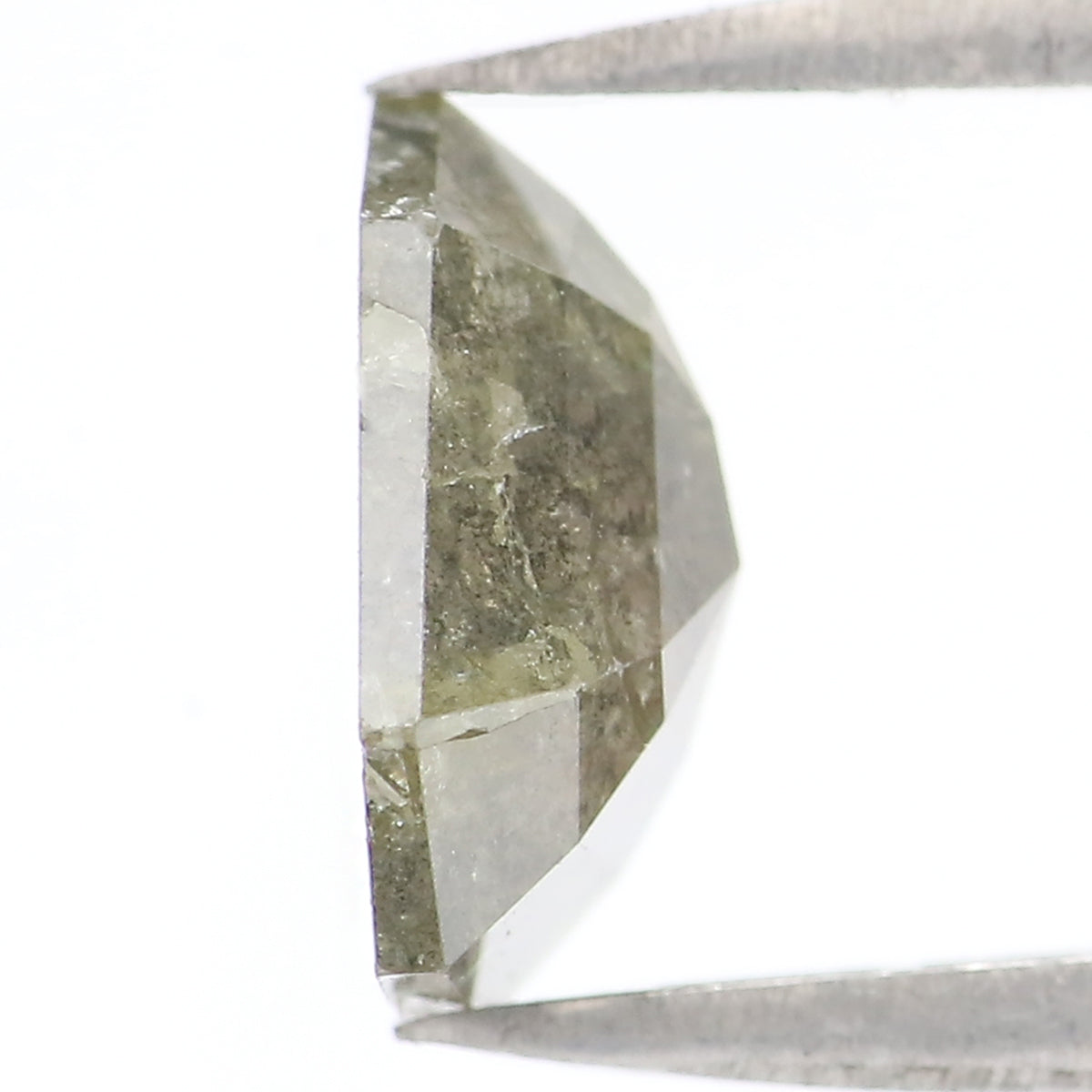 1.93 CT Natural Loose Shield Shape Diamond Green Color Shield Cut Diamond 9.00 MM Natural Loose Grey Color Shield Rose Cut Diamond LQ8145