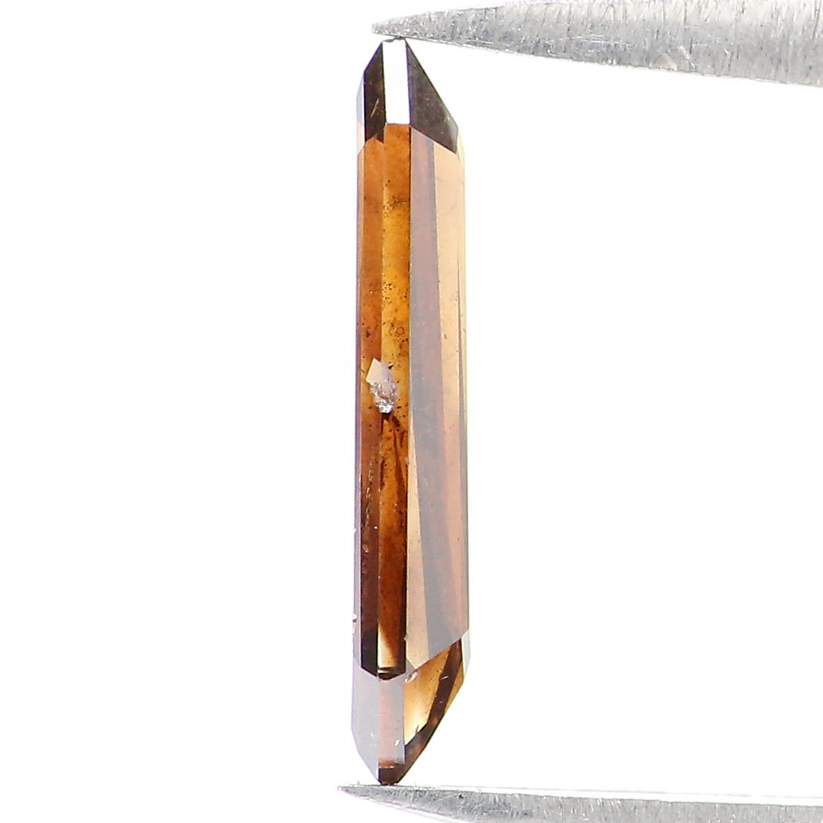 0.58 CT Natural Loose Shield Shape Diamond Brown Color Shield Cut Diamond 10.40 MM Natural Brown Diamond Shield Rose Cut Diamond LQ1621