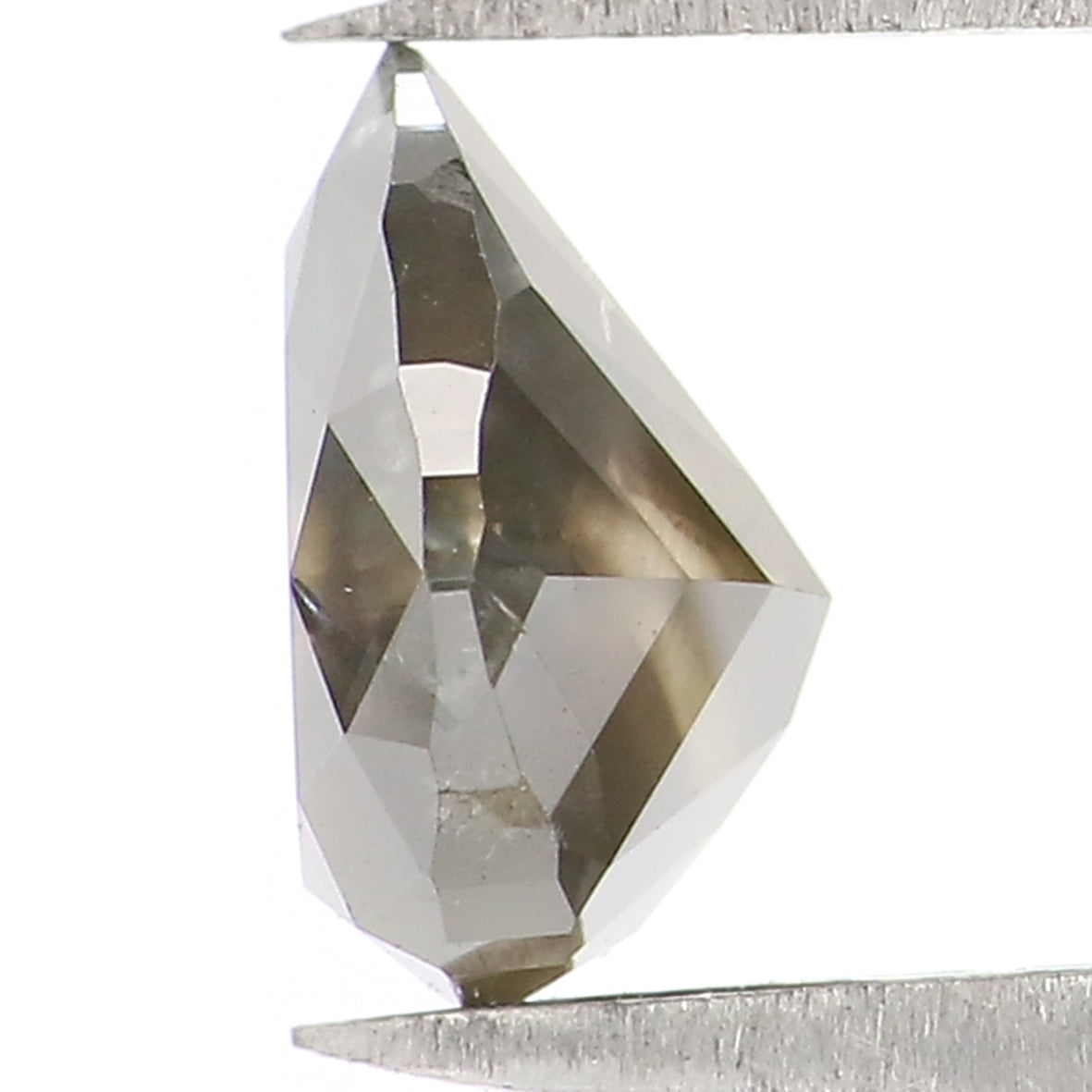 1.18 Ct Natural Loose Pear Shape Diamond Green Black Color Pear Cut Diamond 7.00 MM Natural Loose Diamond Pear Brilliant Cut Diamond QL1653