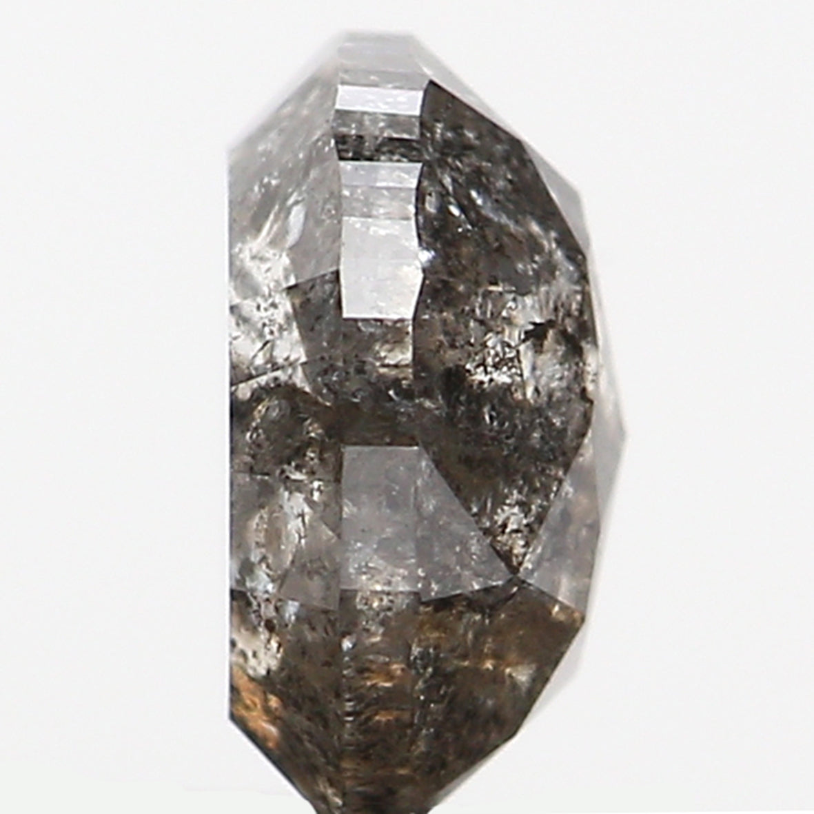 0.36 Ct Natural Loose Diamond, Oval Diamond, Black Diamond, Grey Diamond, Salt and Pepper Diamond, Antique Diamond, Real Diamond L435