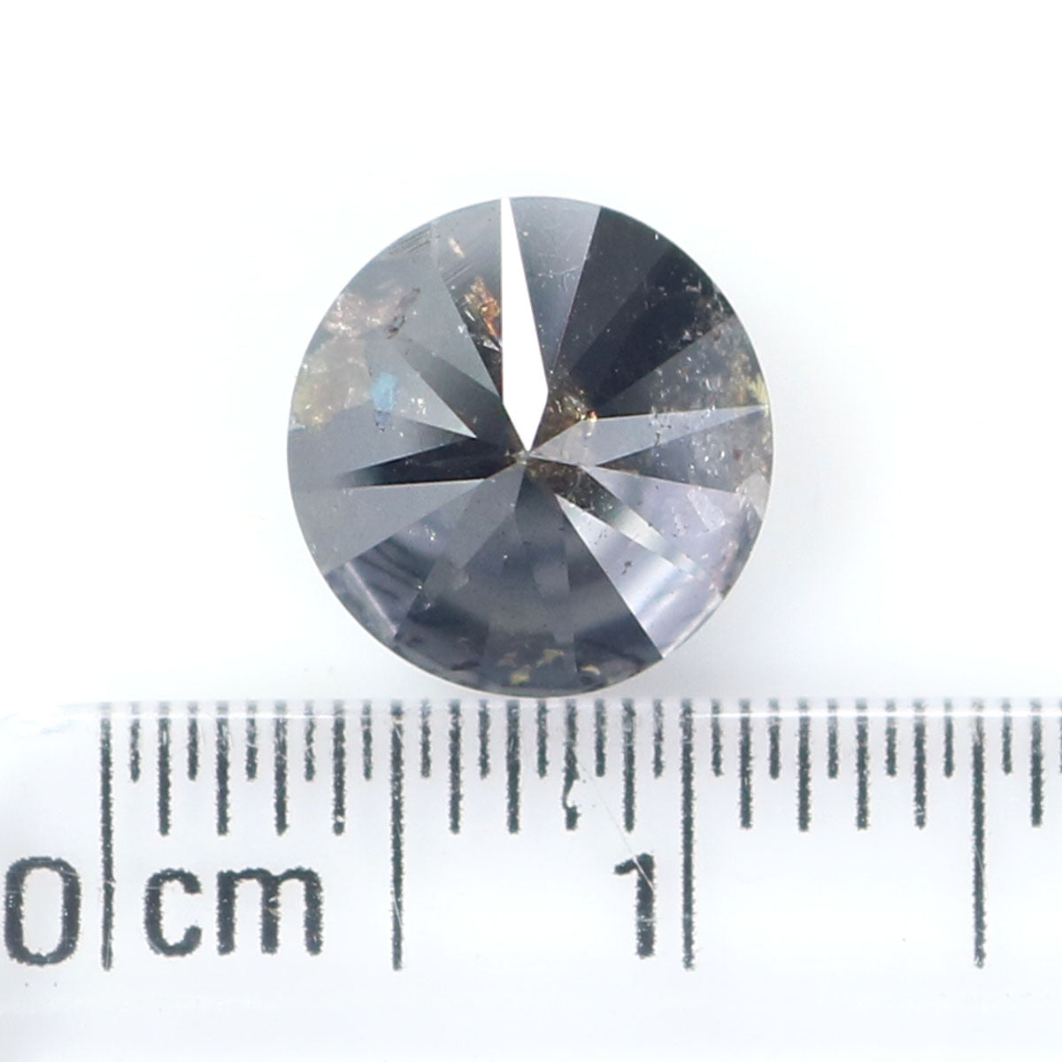 2.77 CT Natural Loose Round Shape Diamond Black Color Round Cut Diamond 8.50 MM Natural Black Diamond Round Brilliant Cut Diamond LQ8491