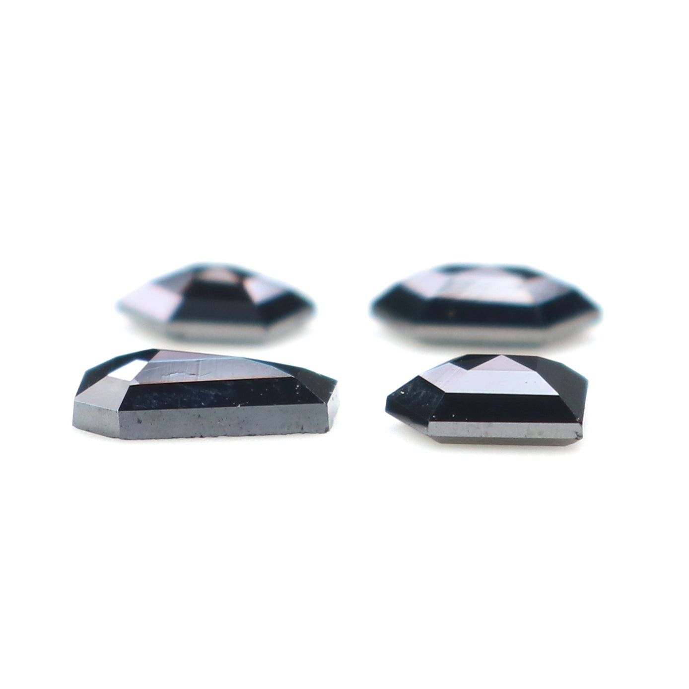 1.04 CT Natural Loose Mix Shape Diamond Black Color Mix Shape Diamond 5.55 MM Natural Loose Diamond Black Mix Shape Rose Cut Diamond QK2621