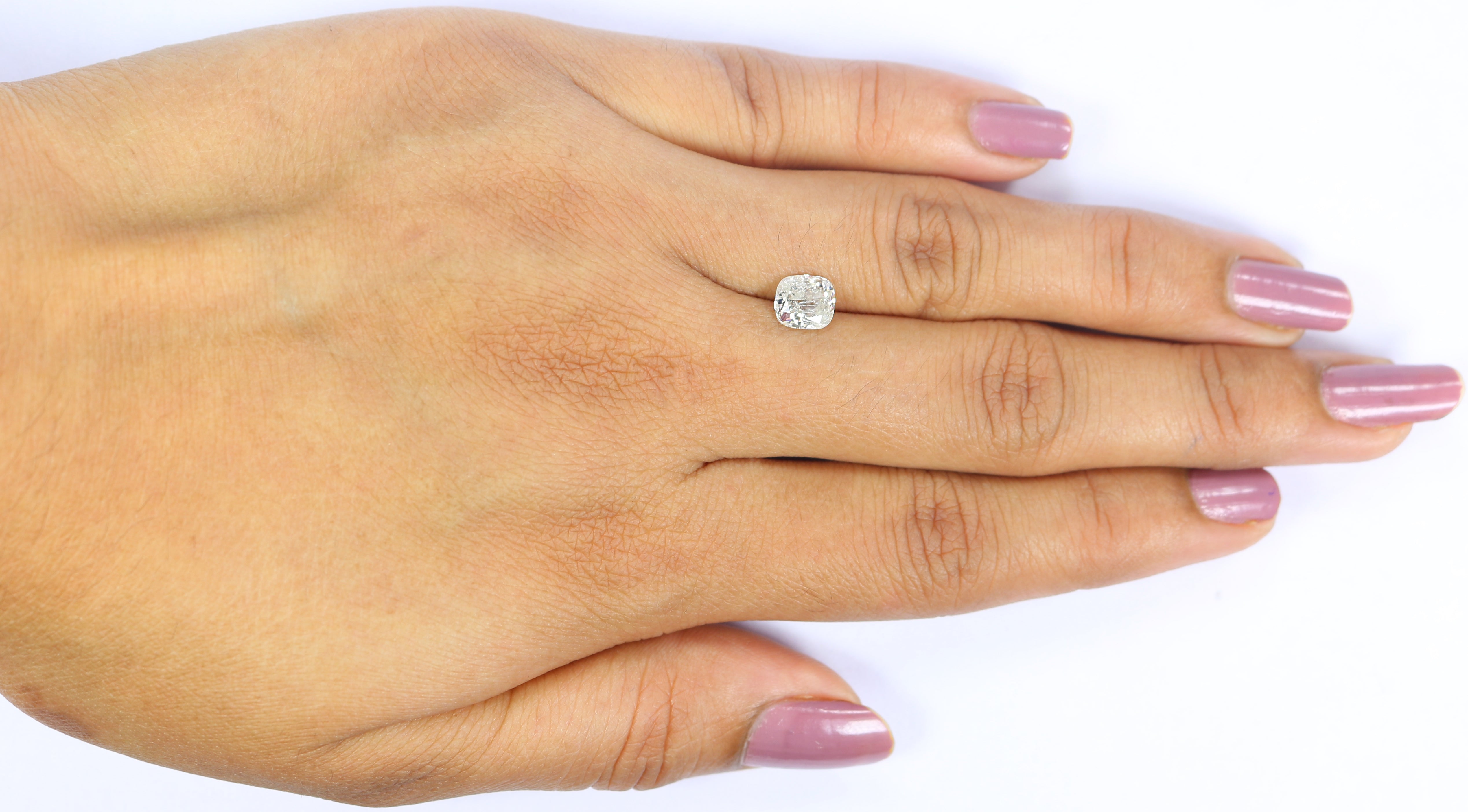 1.04 CT Natural Loose Cushion Shape Diamond White - G Color Cushion Cut Diamond 6.10 MM Natural Loose Cushion Brilliant Cut Diamond LQ2577