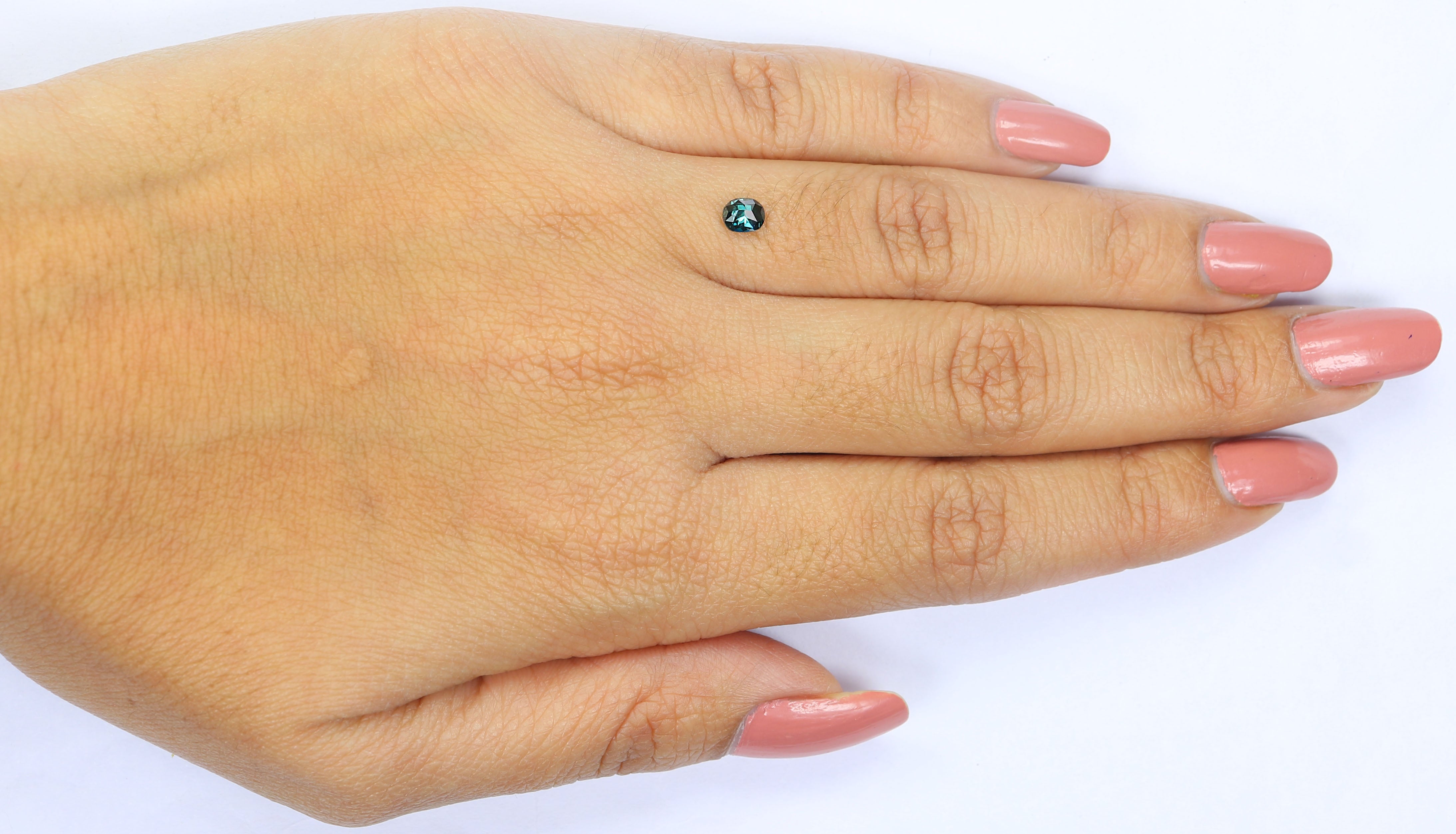 0.30 CT Natural Loose Oval Shape Diamond Blue Color Oval Cut Diamond 4.35 MM Natural Blue Color Diamond Oval Brilliant Cut Diamond LQ6270