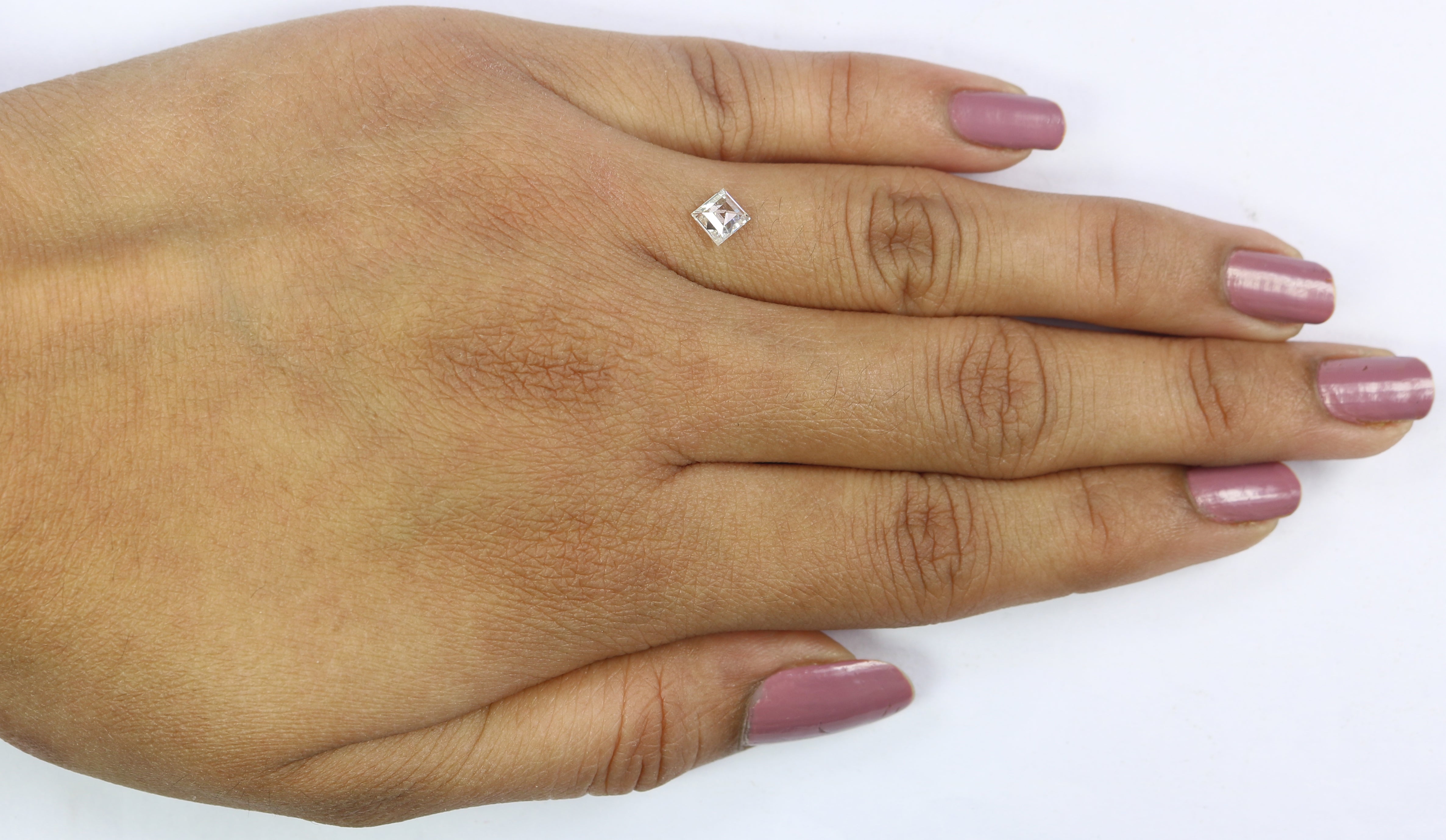 0.40 CT Natural Loose Kite Shape Diamond White - G Color Kite Cut Diamond 5.90 MM Natural Diamond White - G Kite Rose Cut Diamond QL2680
