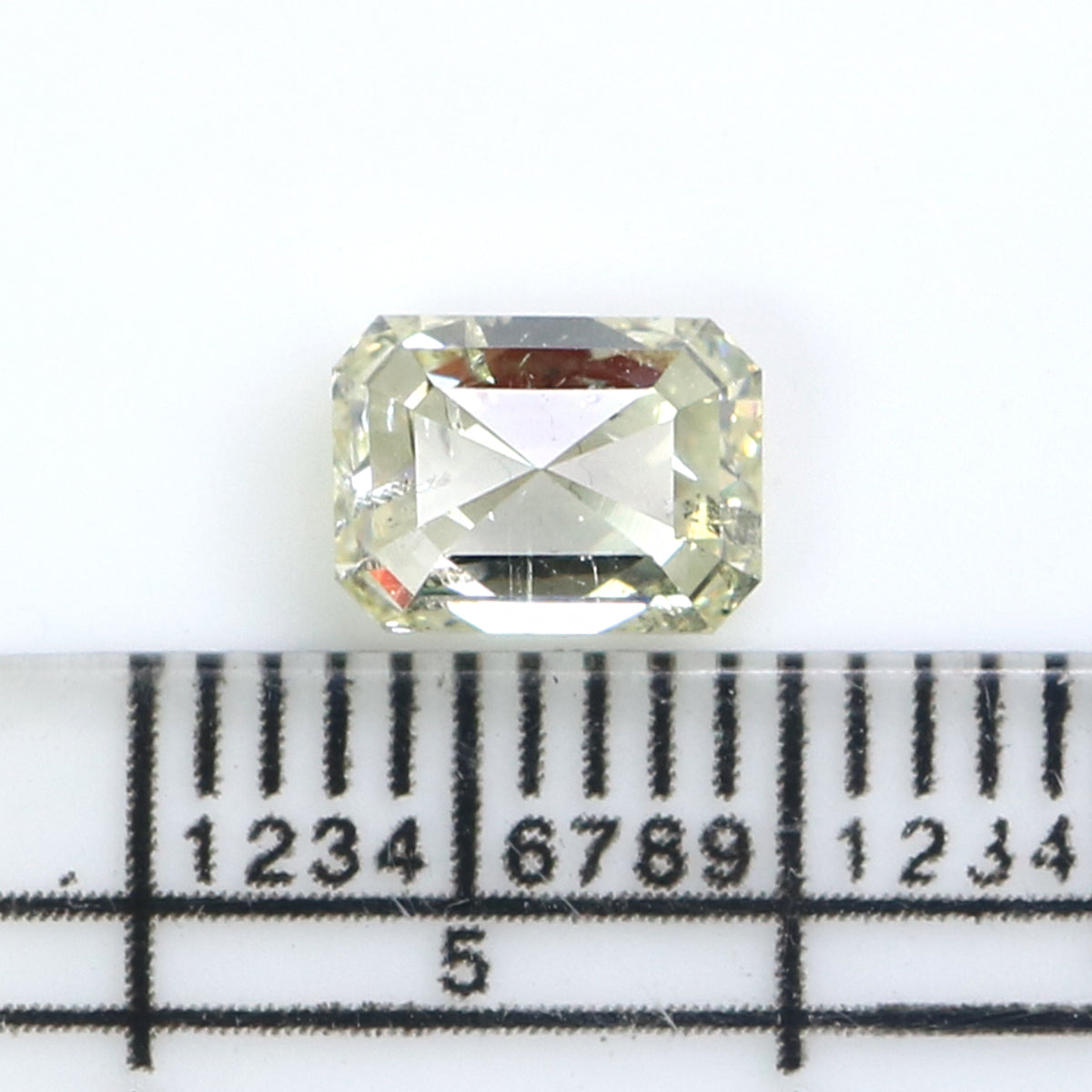 1.16 CT Natural Loose Emerald Shape Diamond White - J Color Emerald Cut Diamond 6.65 MM Natural Loose Emerald Shape Rose Cut Diamond KDL2661