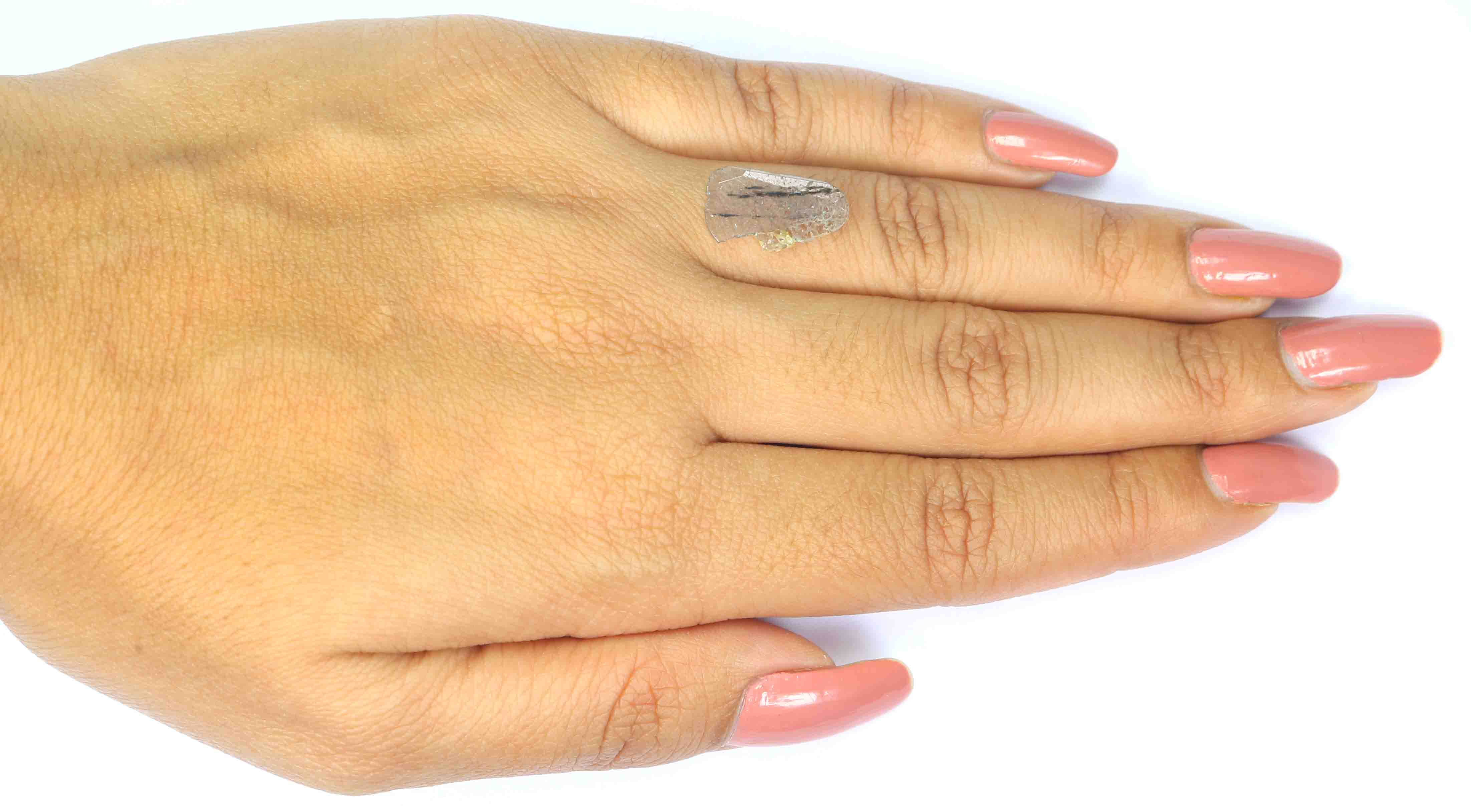 0.91 Ct Natural Loose Slice Shape Diamond Grey Color Slice Cut Diamond 15.75 MM Natural Loose Grey Color Slice Irregular Cut Diamond LQ9774