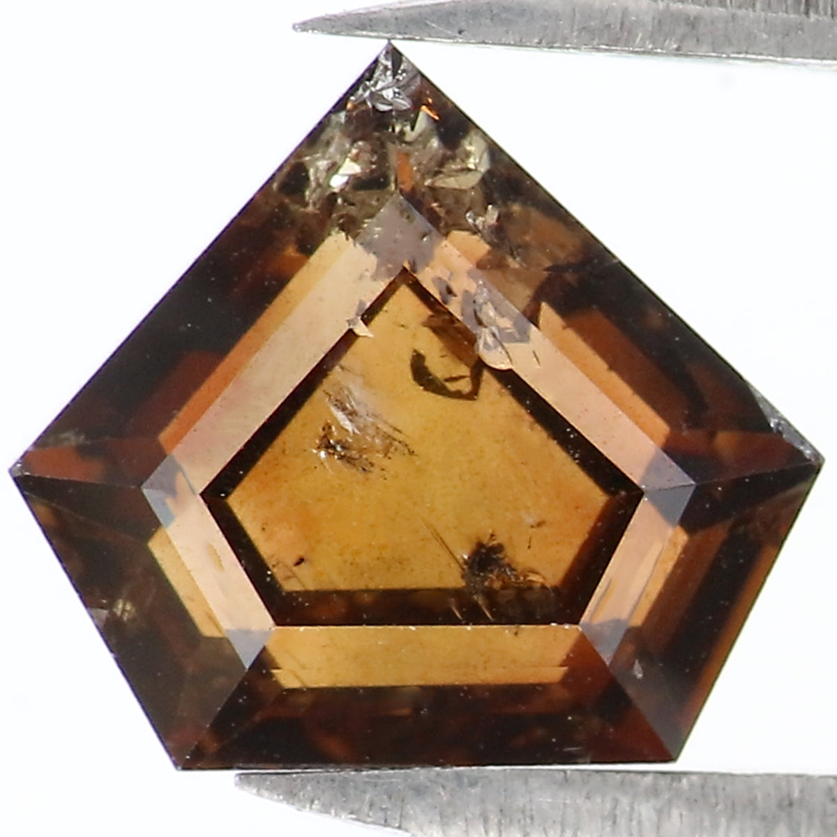 1.49 CT Natural Loose Shield Shape Diamond Brown Color Shield Cut Diamond 7.40 MM Natural Loose Brown Color Shield Rose Cut Diamond LQ1661